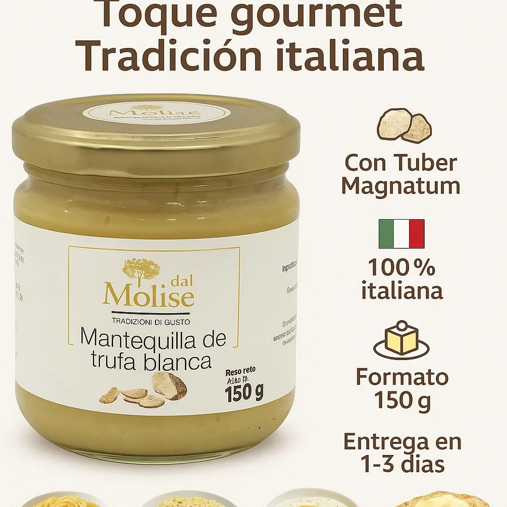 MANTEQUILLA CON TRUFA BLANCA GOURMET 150gr