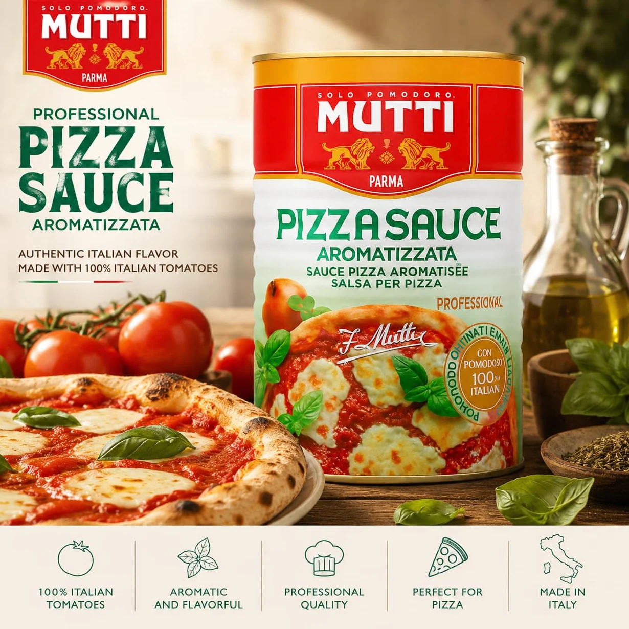 Tomate Pizza Sauce Aromatizzata