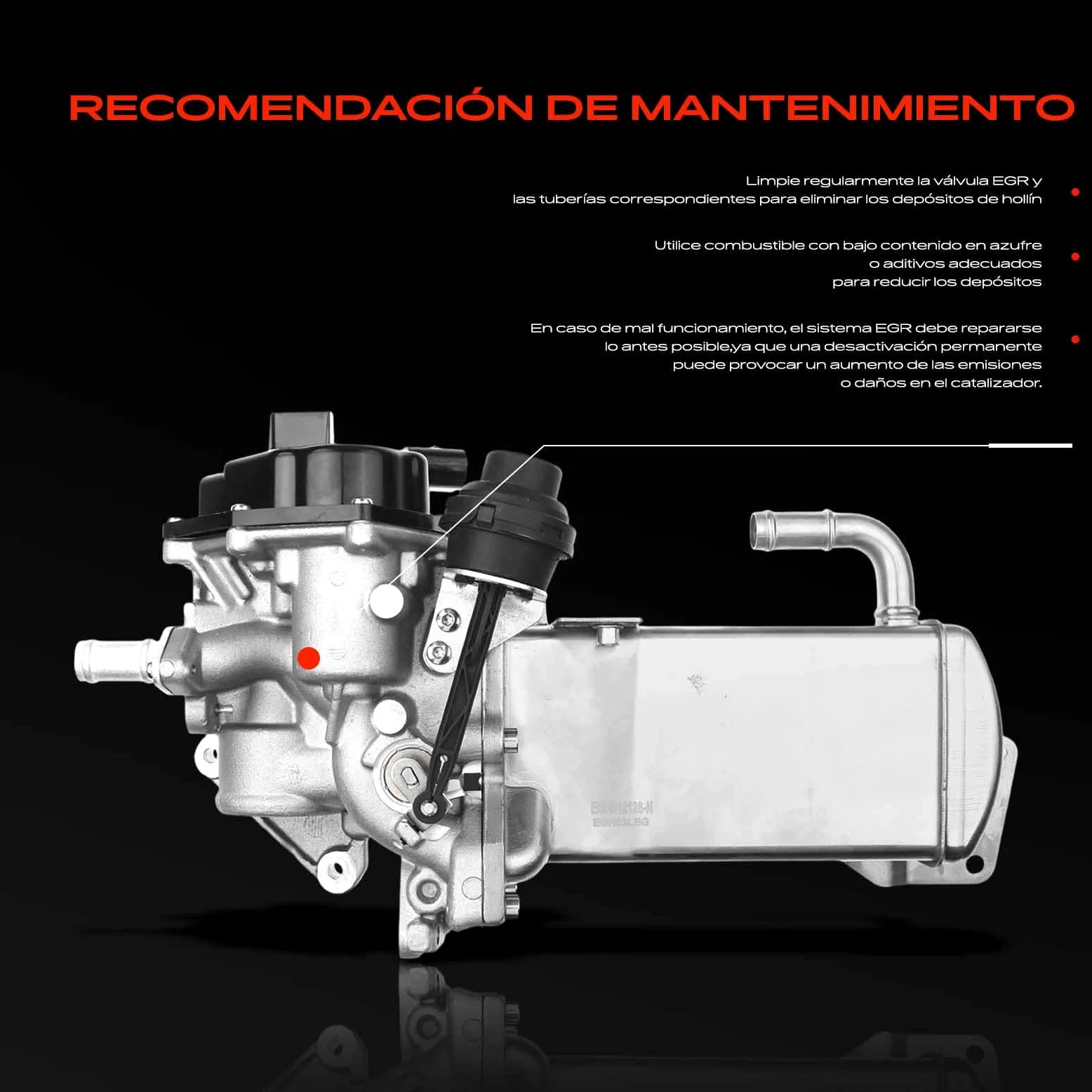 Frankberg Válvula EGR enfriador recirculación de gases de escape | 03L131512BG; Compatible con: Exeo 3R2, A4 Allroad 8KH, A6 4G2 4GC, A5 Sportback 8TA, Exeo ST 3R5, A5 Cabriolet 8F7