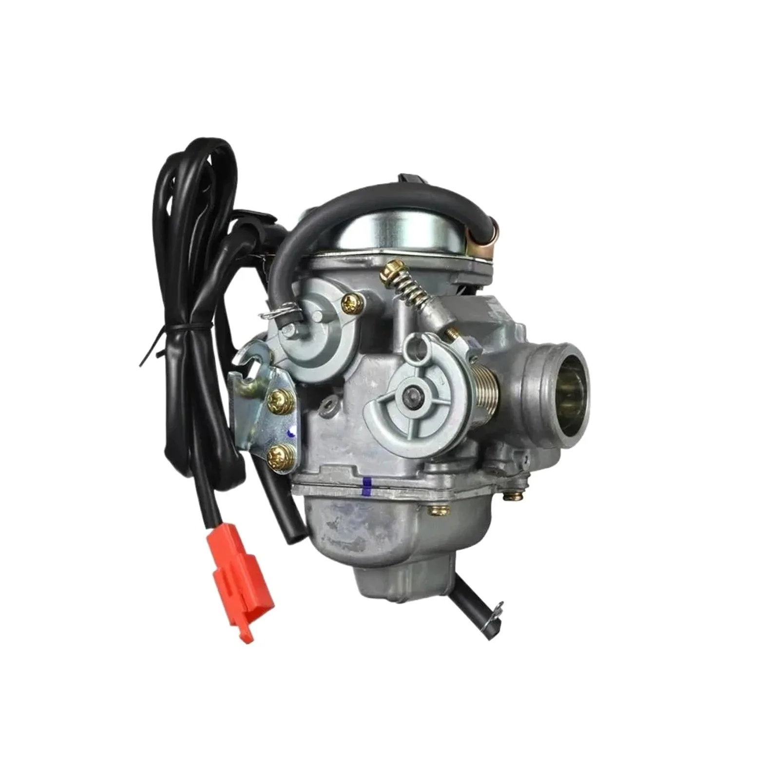 Carburador Replacement para GY6 125cc 150cc 4 Tiempos 24mm PD24J Choke Scooter ATV Motocicletas Carburador Carburadores(PD24J A)