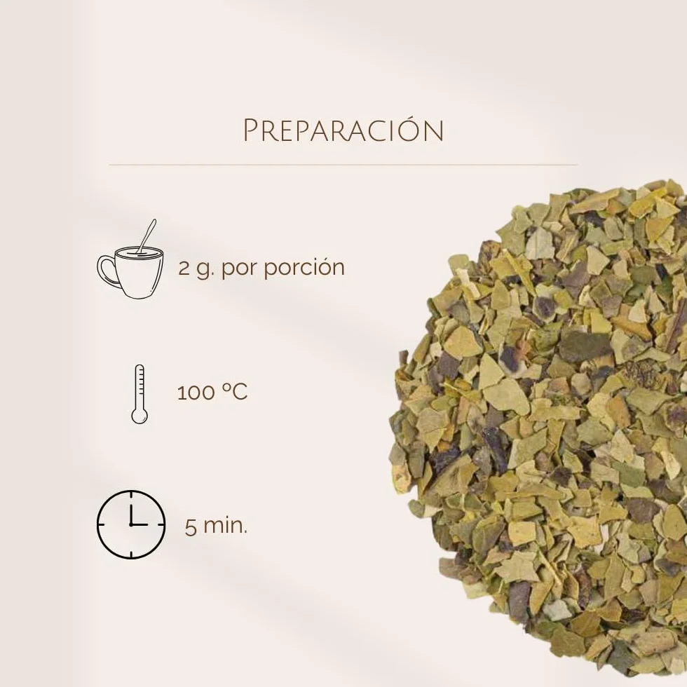 Infusión Guayusa Pura a Granel My Tea Moments 200g Antioxidante Energizante