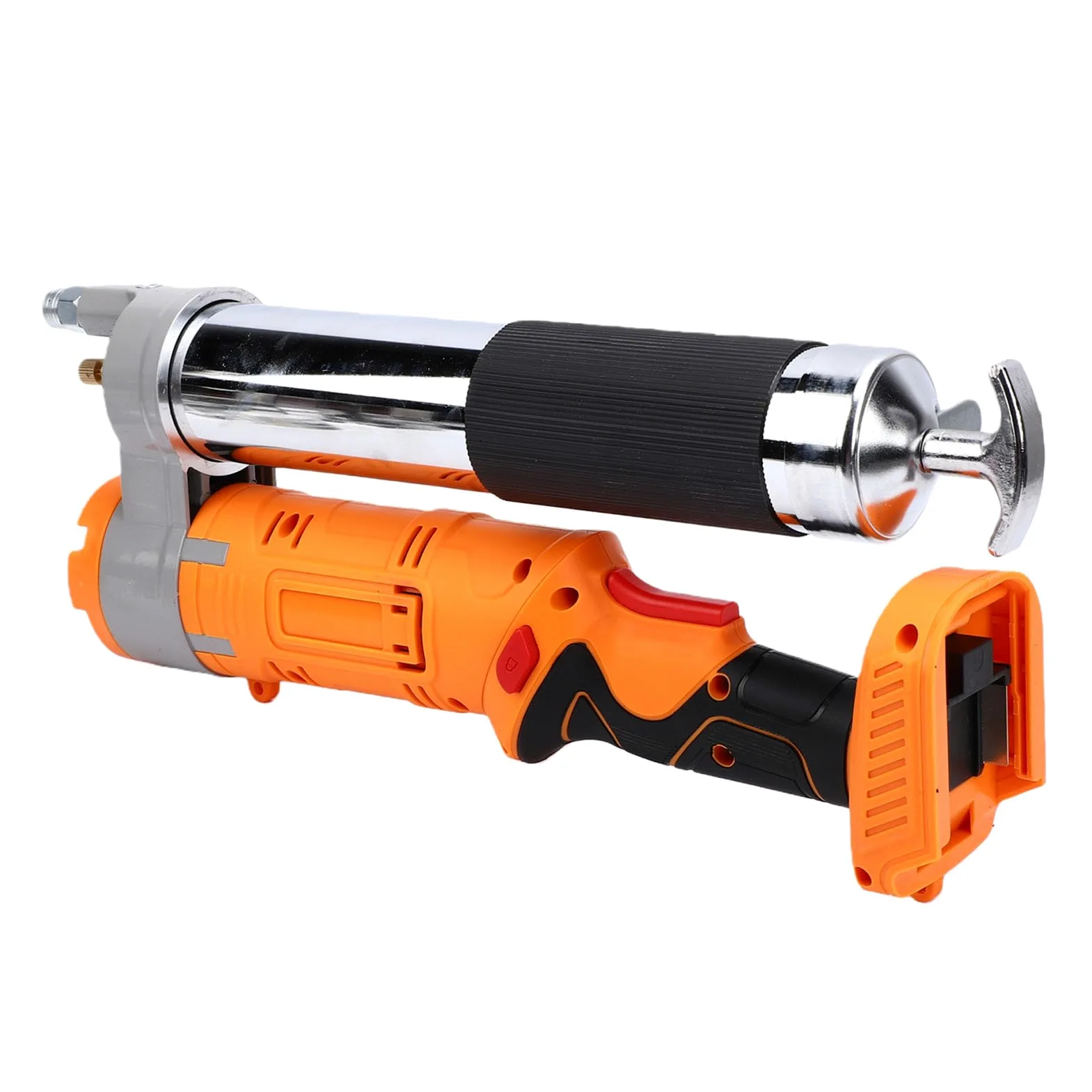 ASHATA Pistola de Engrase Inalámbrica Alimentada por Batería, Ajustable para Maquinaria Agrícola Automotriz, Uso Industrial