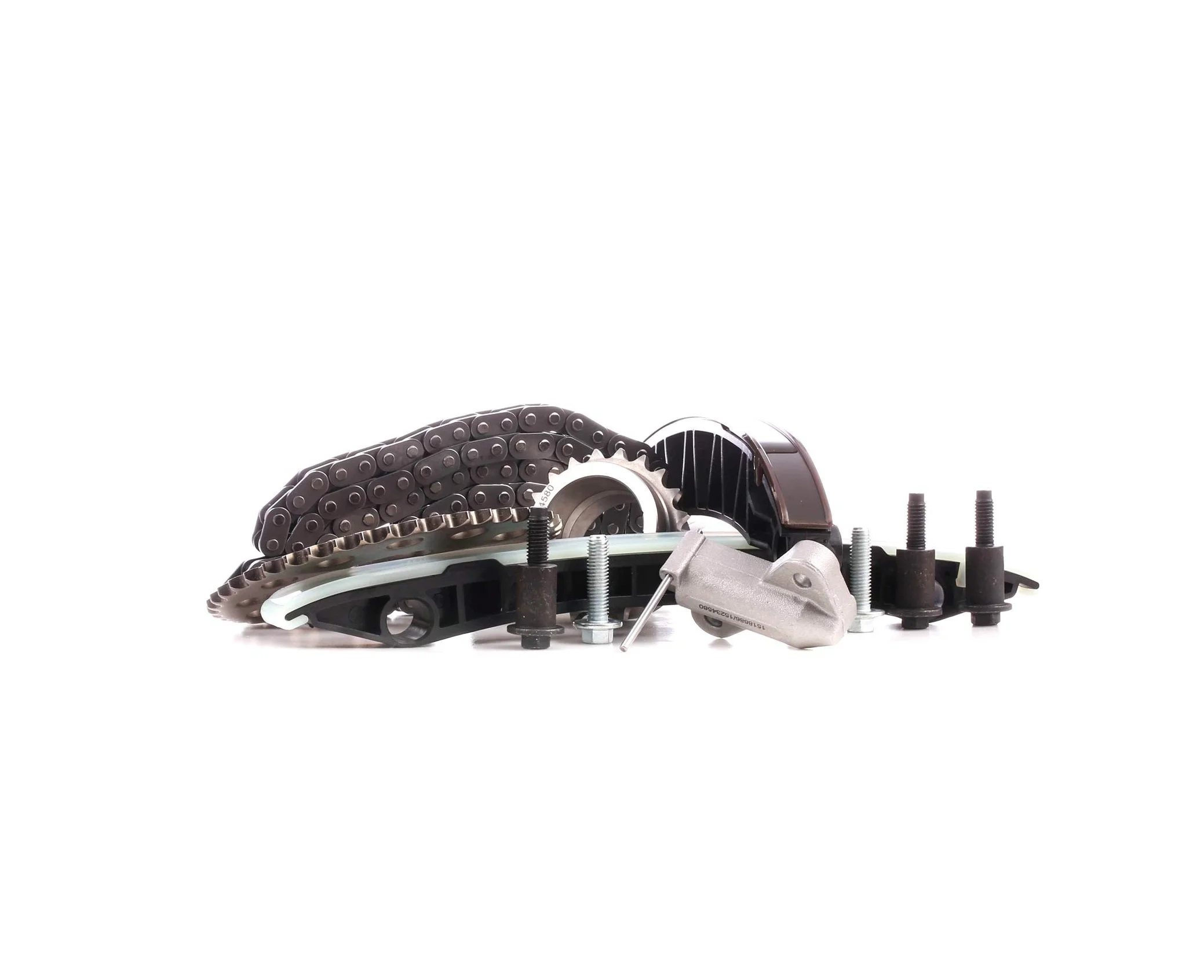 RIDEX 1389T0142 Kit de cadena de distribución hidráulico para árbol de levas con rueda dentada con juego de tornillos Compatible con RENAULT Megane 3 Grandtour KZ0/1