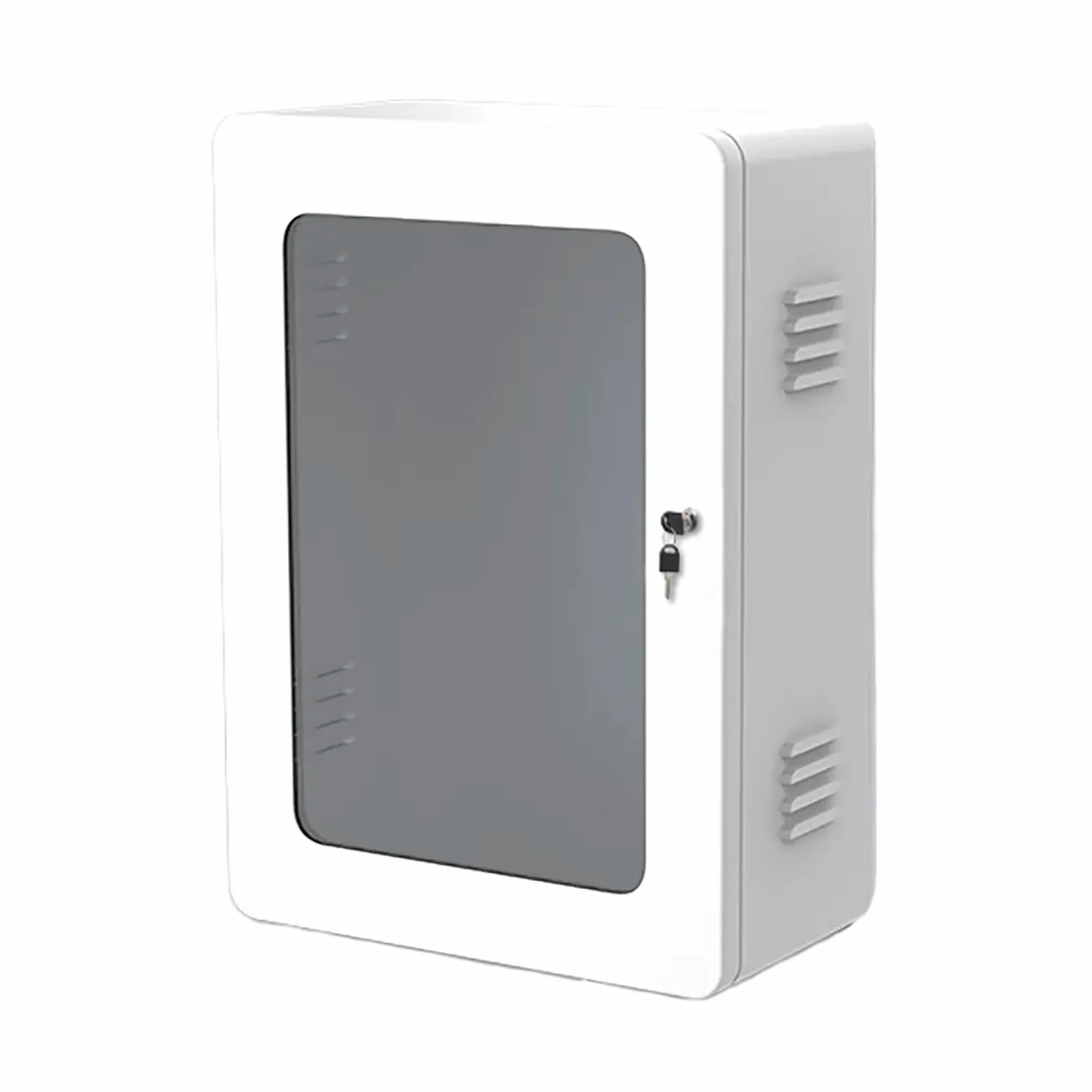 Caja Protectora de Estación de Carga for Exteriores, Nueva Caja Montada en La Pared con Carcasa de Cargador de Energía, Que Ahorra Espacio, Adecuada for Uso en Interiores Y Exteriores(White/1)