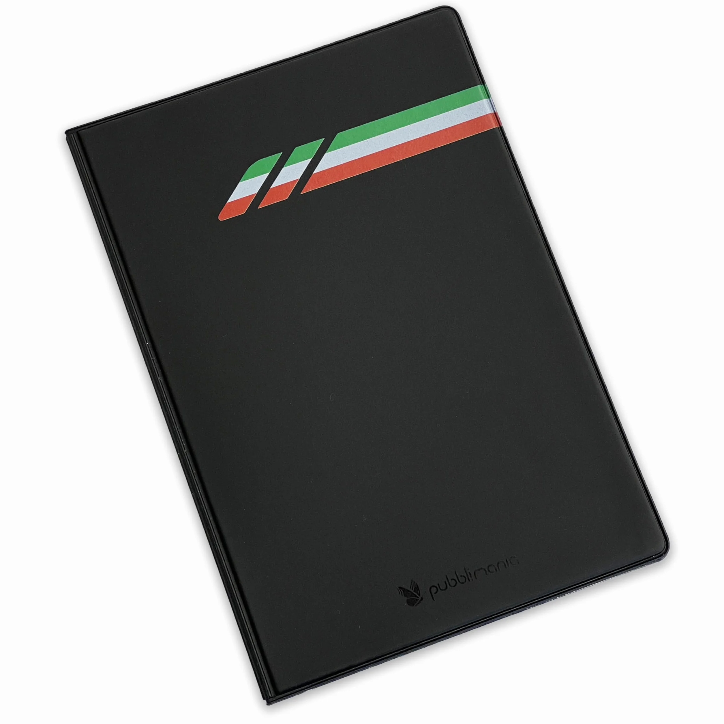 pubblimania Portadocumentos para Coche o Moto, Cierre de Dos Puertas, Fabricado en Italia, para Documentos, Tarjetas, Seguros, Sellos o Documentos de Viaje (Italia)