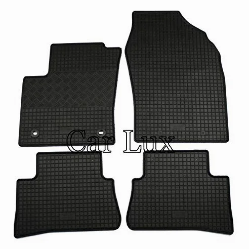 Car Lux DUO06036 - Alfombra Protector Maletero + Alfombras Alfombrillas de Goma a Medida para Toyota C-HR CHR Desde 2016-