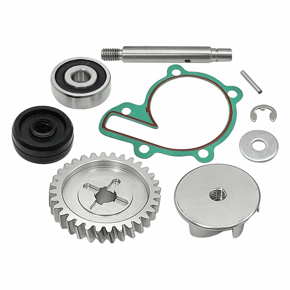 Mabutignti Kit engranaje impulsor cojinete junta de bomba de agua para Yamaha YFZ350 Banshee 350