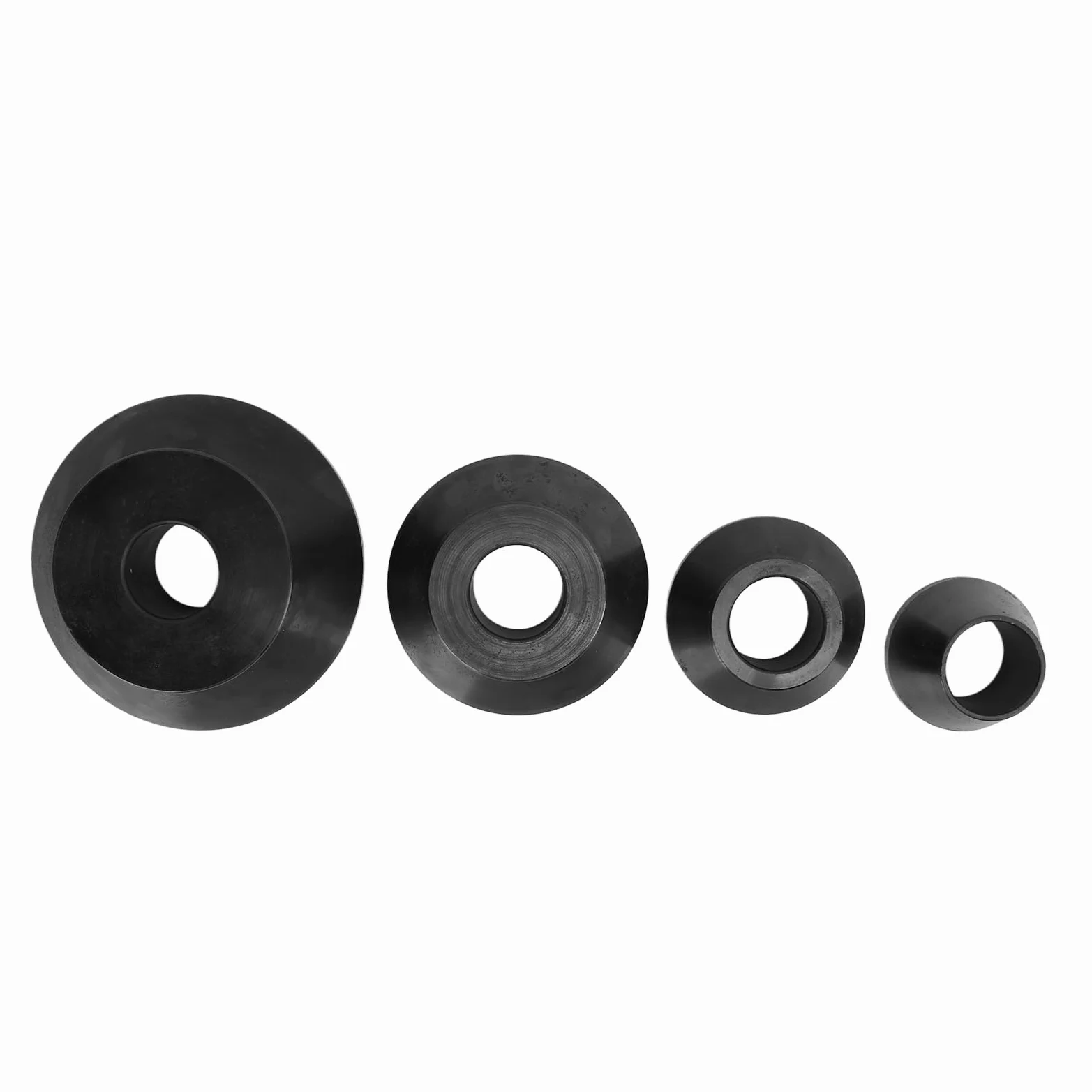 Conos equilibradores de Ruedas, 4 Piezas Juego de Conos cónicos de Acero al Carbono Adaptadores de centrado para Herramienta de reparación de neumáticos de Eje de 36 mm