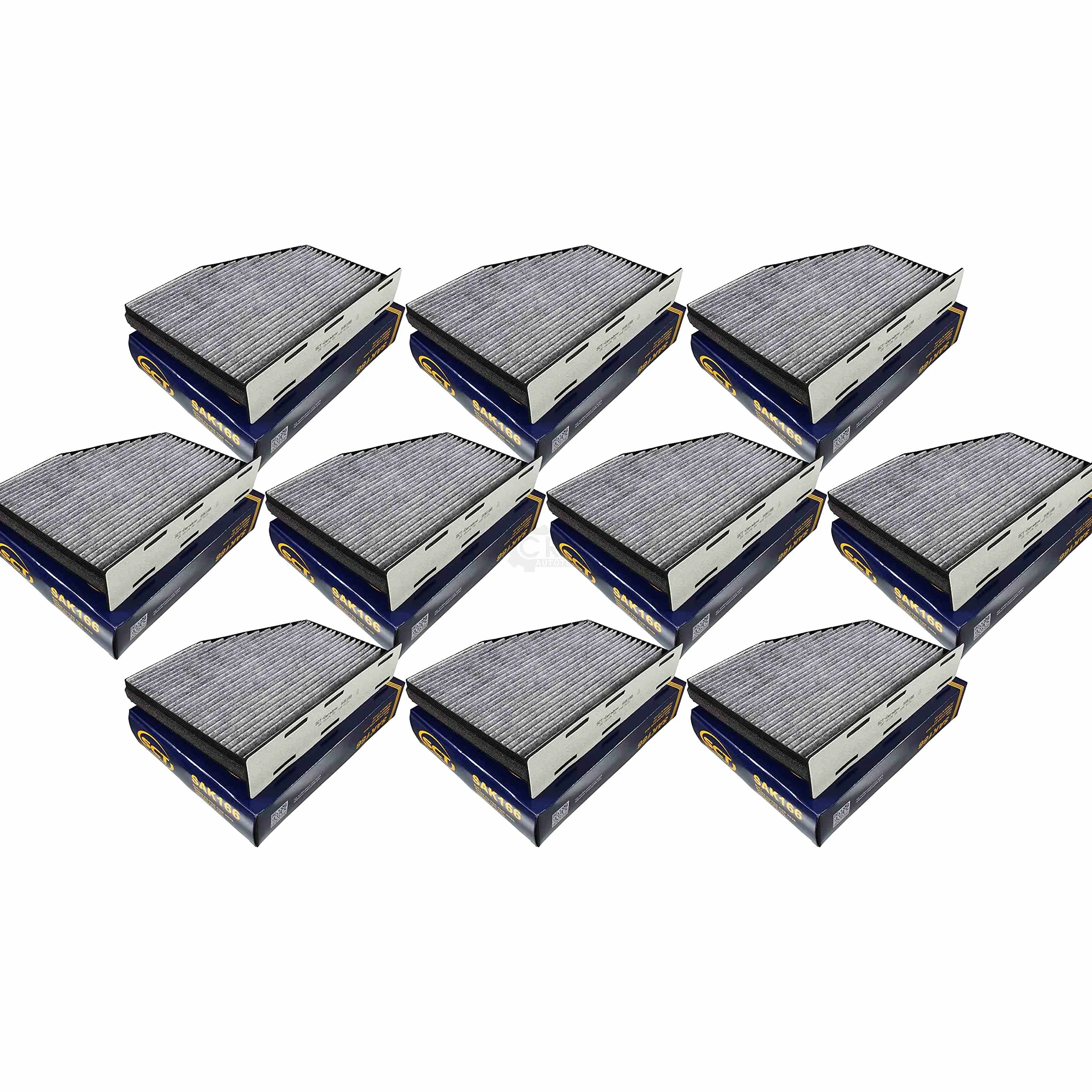 Set 85499977 SAK 166 10 filtros originales SCT para habitáculo, filtro de polen