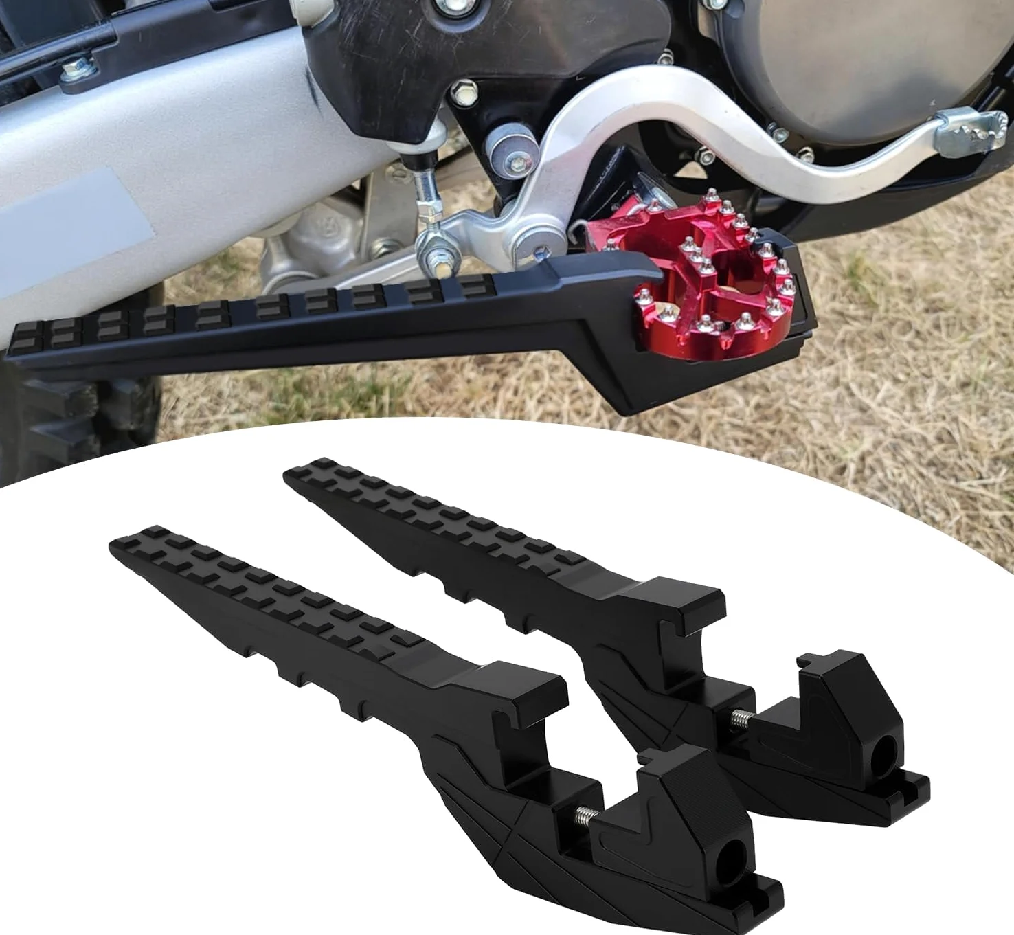 Estriberas Moto Enduro, Reposapies Moto Universales para EXC XC FE WR CRF RMZ Surron Light Bee X/S Talaria XXX X3 X4 MX3 MX4 MX5 TL4000 TL5500 Dirt Pit Bike