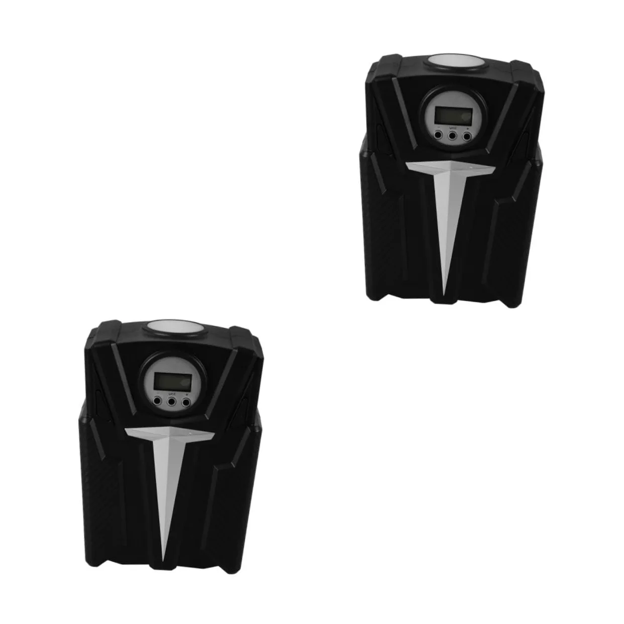 OUNONA 2 Piezas Bomba de compresor de Aire Bomba de inflado portátil Auto Inflador de neumáticos portátil Inflador de neumáticos con Pantalla Digital compresor de Aire portatil Black