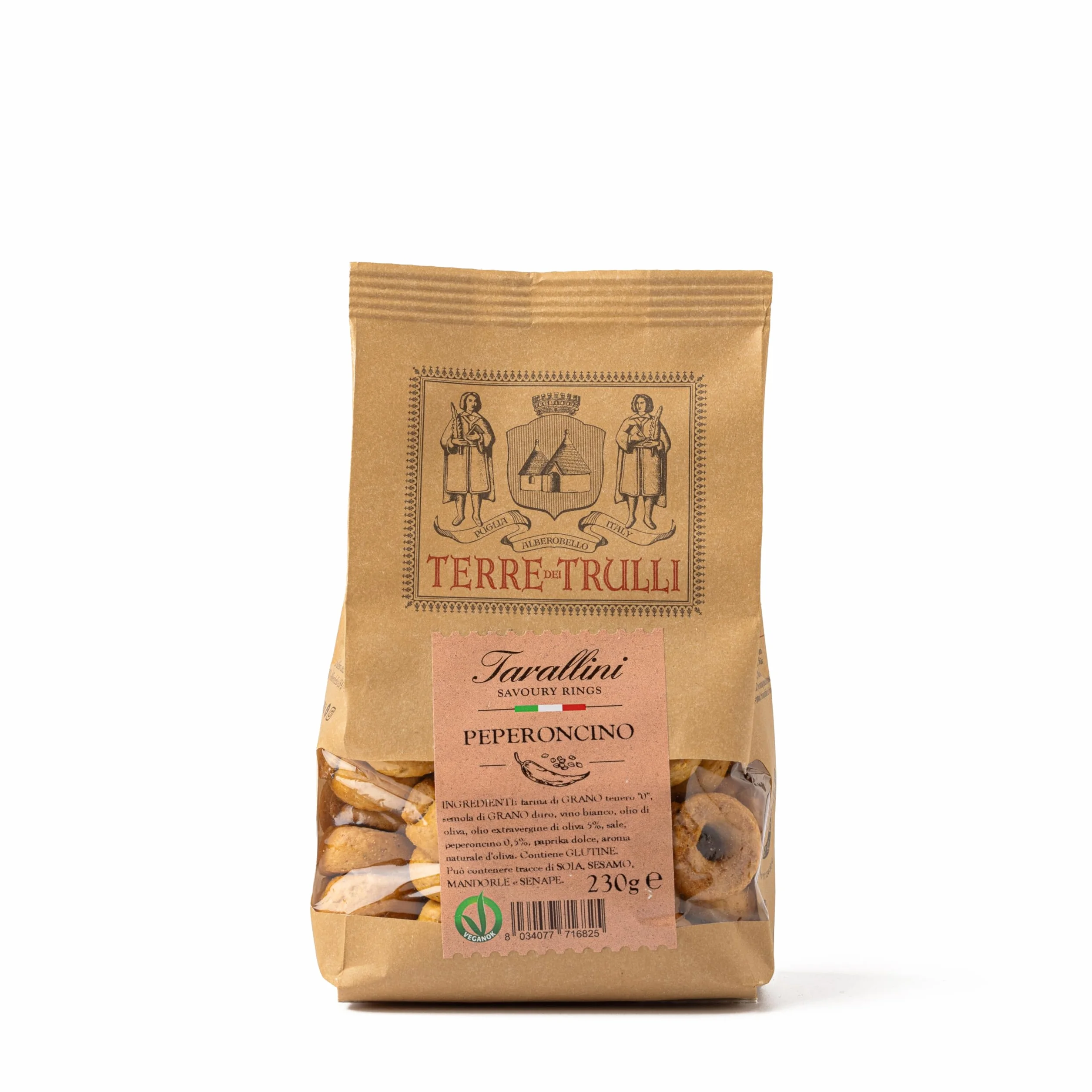 Tarallini de Apulia con pimienta 5 paquetes 230 g