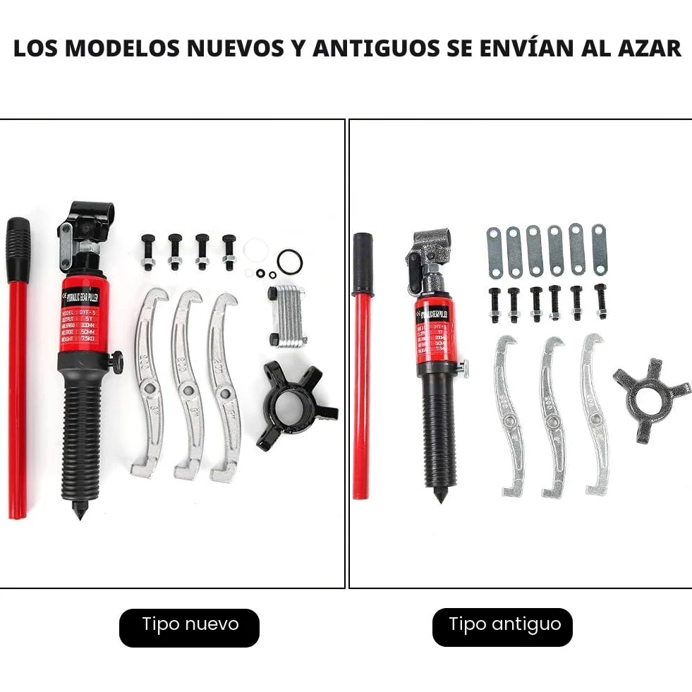 Ausla Extractor Hidráulico 5T con 3 Garras, para Cubo de Rueda, Bujes, Bridas, Engranajes y Cojinetes