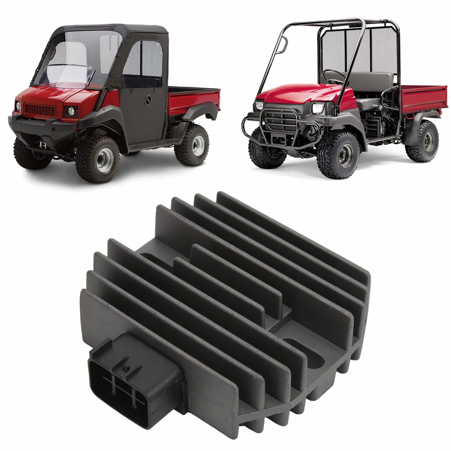 Rectificador de Motocicleta Aramox, Rectificador de Regulador de Voltaje de Motocicleta de 12 V de Repuesto para King Quad 450 500 700 750