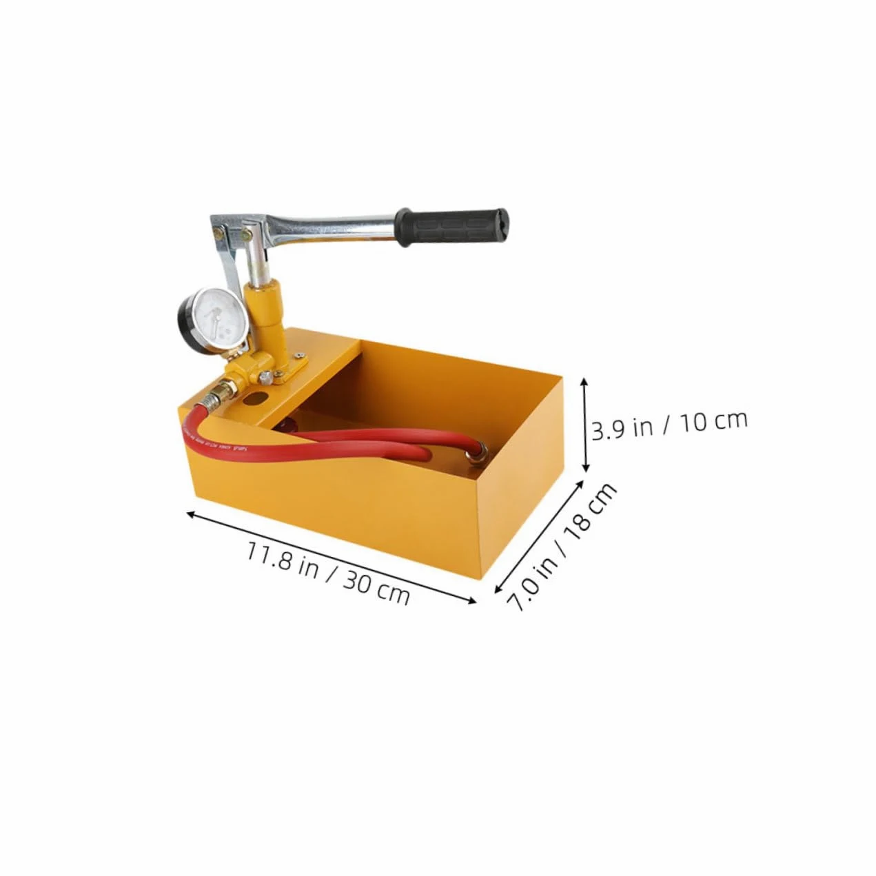 Kit De Prueba De Presión Hidráulica Bomba De Presión Manual Comprobador Compacto Para Tuberías