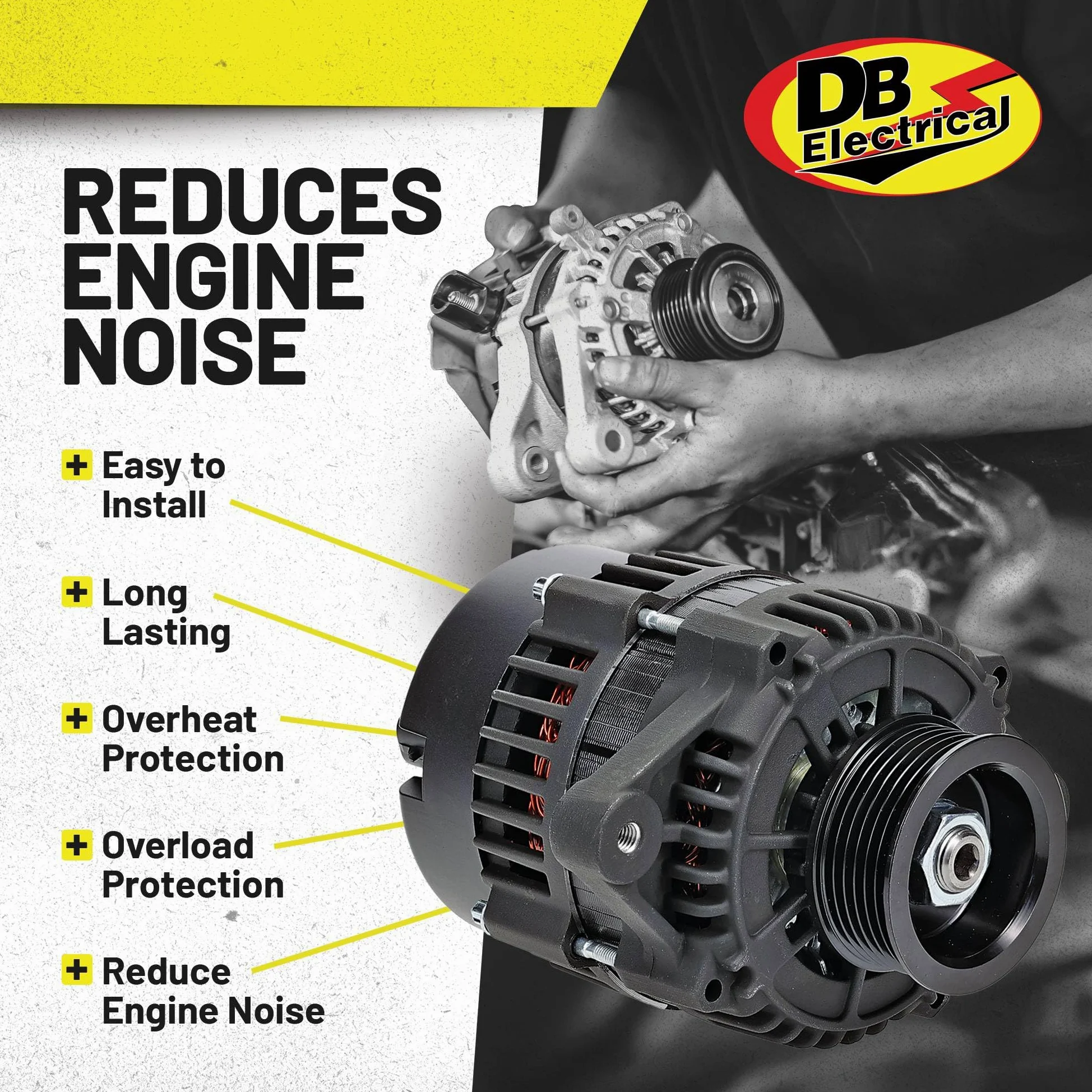 Nuevo DB eléctrico ADR0299 alternador compatible con reemplazo para Mercruiser modelo 350 Mag MPI (Gen +) modelo 350 Mag MPI Horizon modelo 454 Mag MPI Horizon (Gen VI) modelo 5.7L EFI (Gen +) 8460N