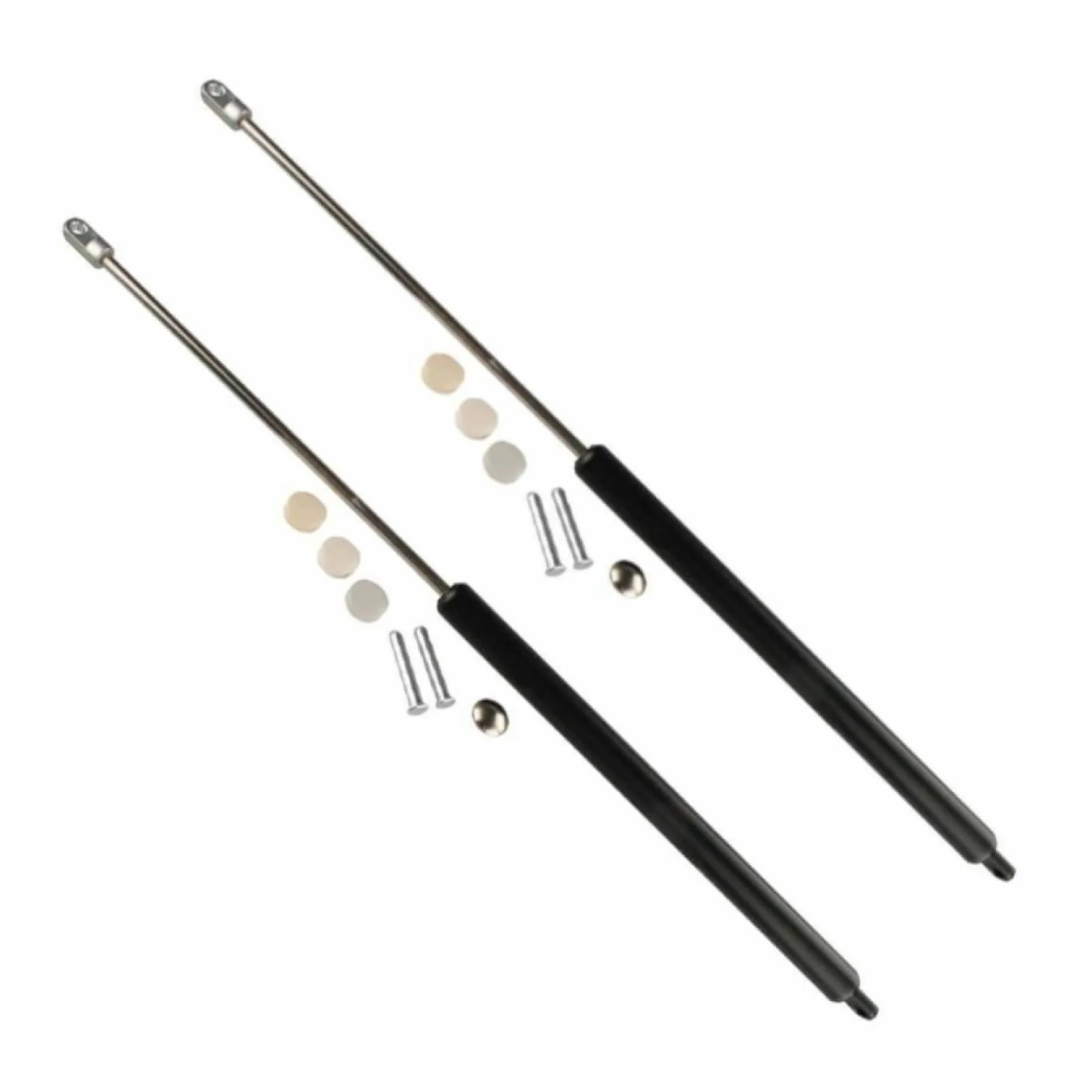 2 Resortes de Gas Compatibles con Seitz Dometic Heki 2 Skylight. Accesorios para Caravanas. (Kit de Instalación Completo.)