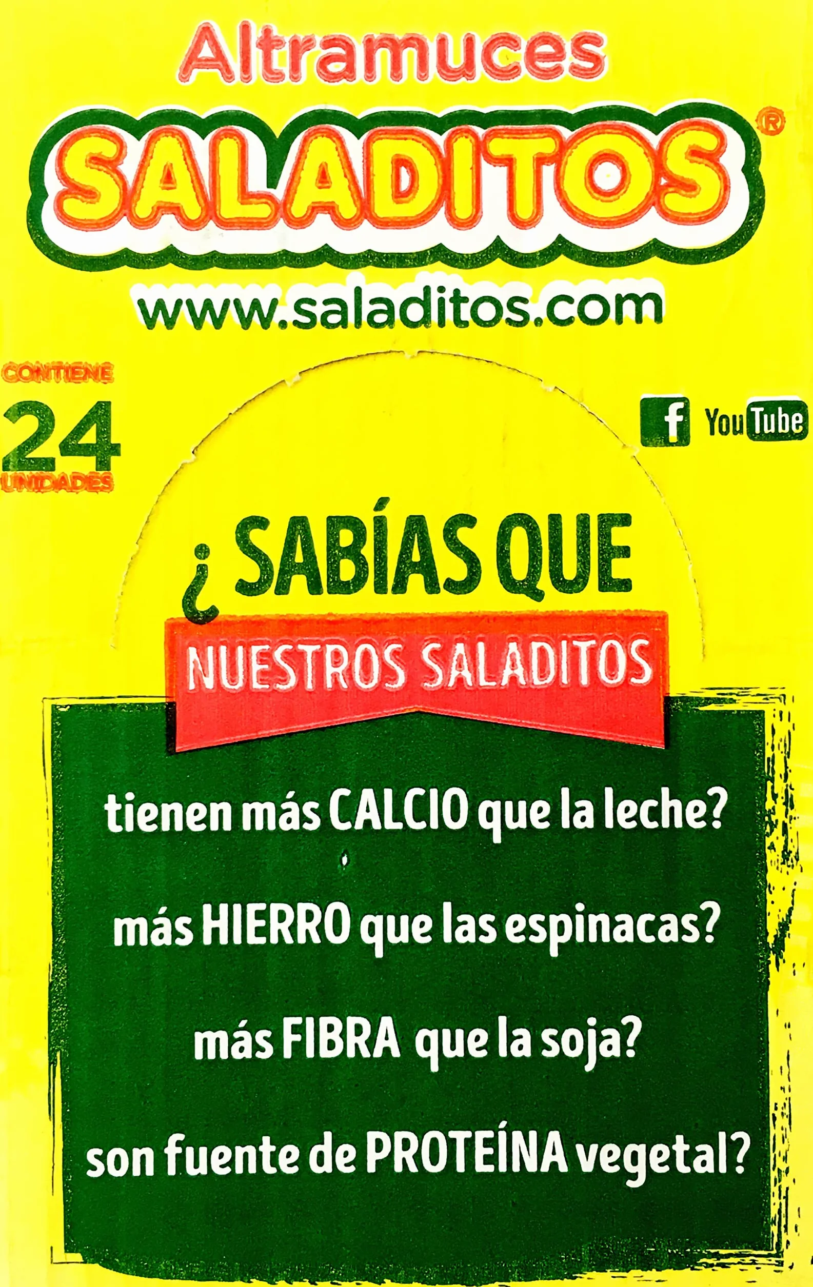 Saladitos Altramuces Bolsa 100 G Pack 24 Ud, Sal Marina, 2400 Gramo