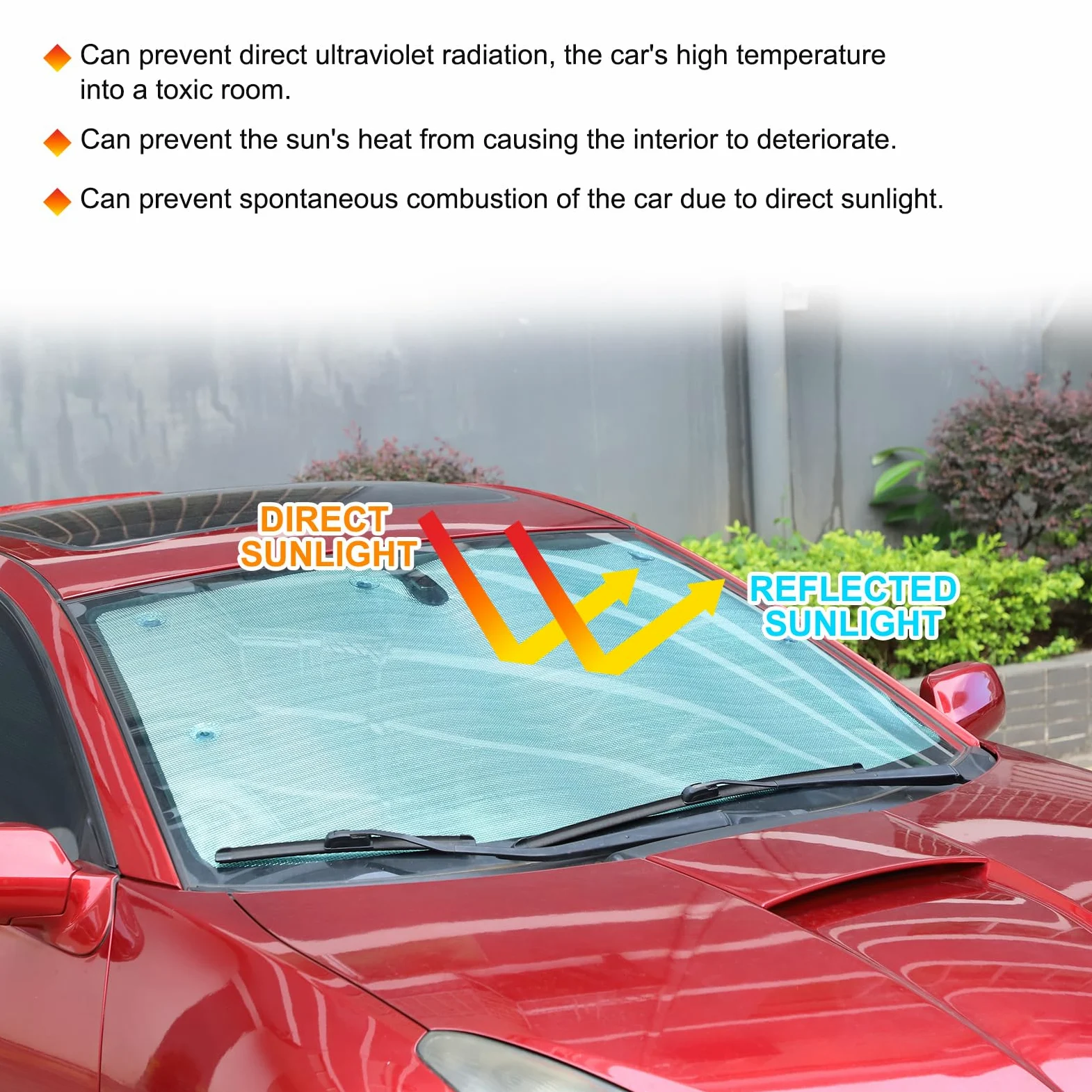 Parasol para parabrisas de coche compatible con Toyota Celica 1999-2005, cubierta completa de ventana, accesorio UV 6 unidades