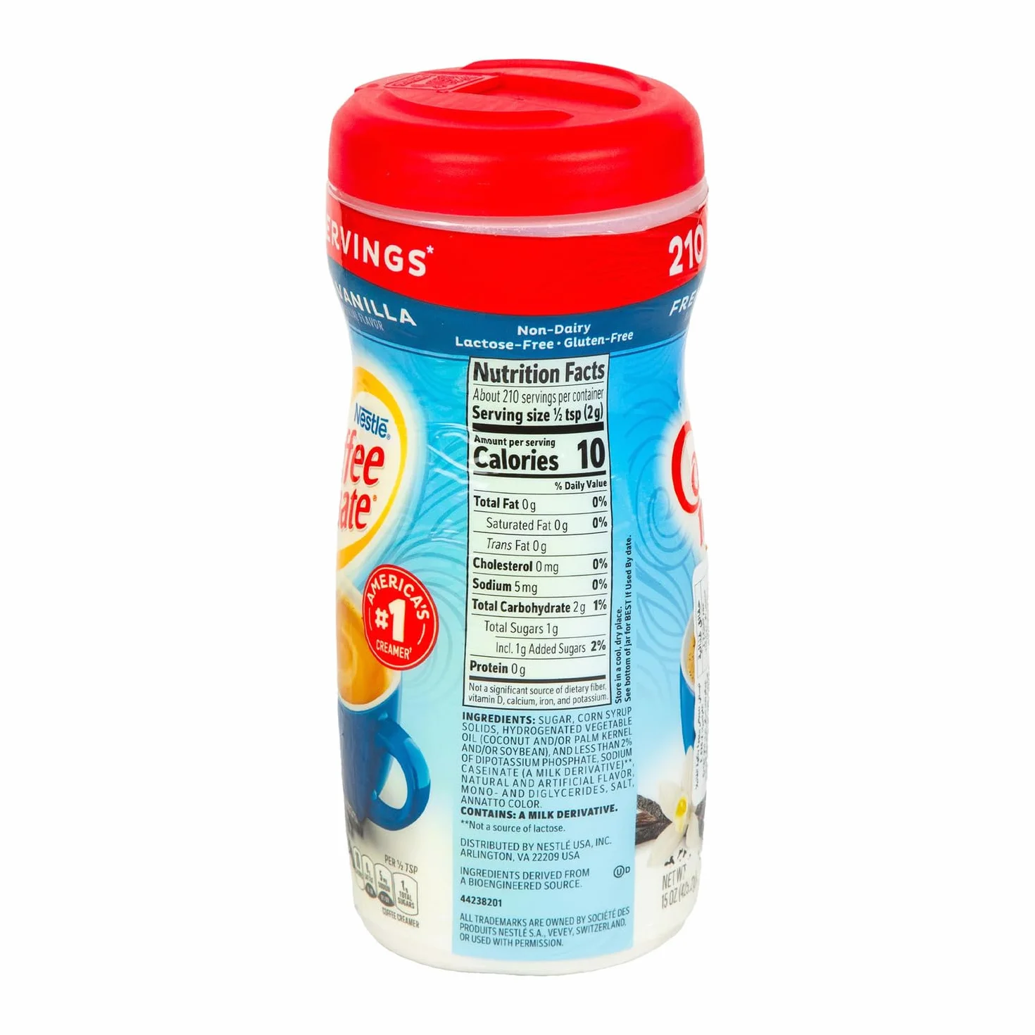 Coffee-Mate French Vanilla Powdered Coffee Creamer 15oz Canister Pack of 3