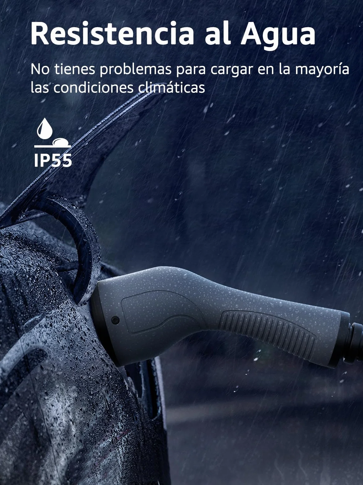 bokman EV Cable de Carga Tipo 2, Modo 3 / 32A / 22kW / Trifásico / 5 Metros, Cable de Carga Rápida Híbrido Enchufable para Vehículo Eléctrico Tipo 2 a Tipo 2