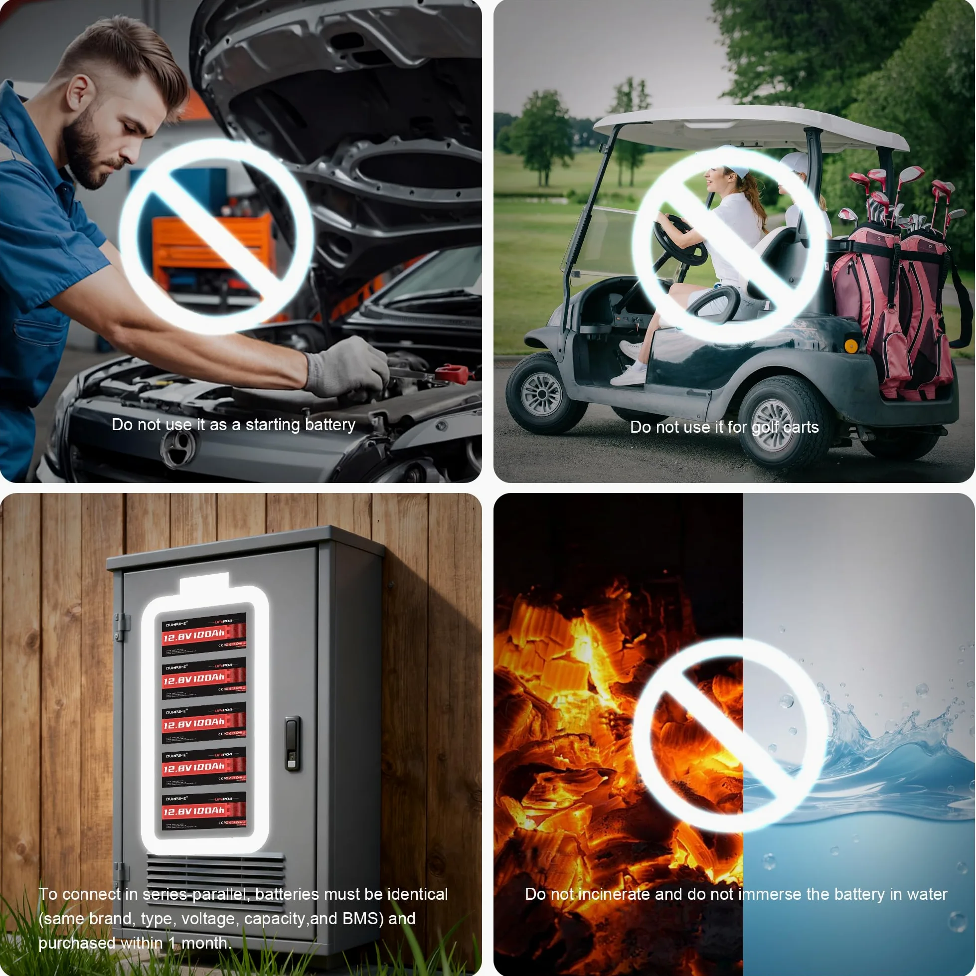 Batería Litio LiFePO4 24V 300Ah (314Ah) con 8 kWh & IP65 | BMS 200A, Energía 15.000 Ciclos, Ideal para Autocaravana, Embarcaciones y Almacenamiento Energía Doméstica