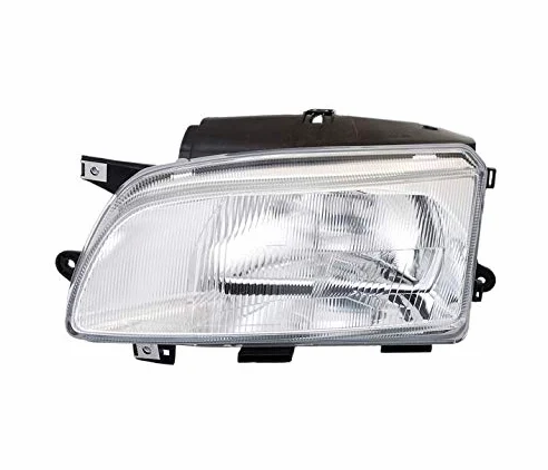 Faro delantero izquierdo compatible con Citroen Berlingo M 1996 1997 1998 1999 2000 2001 2002 VP1160L Faros delanteros del lado del chofer, montaje de faros delanteros de coche, lámpara cromada LHD