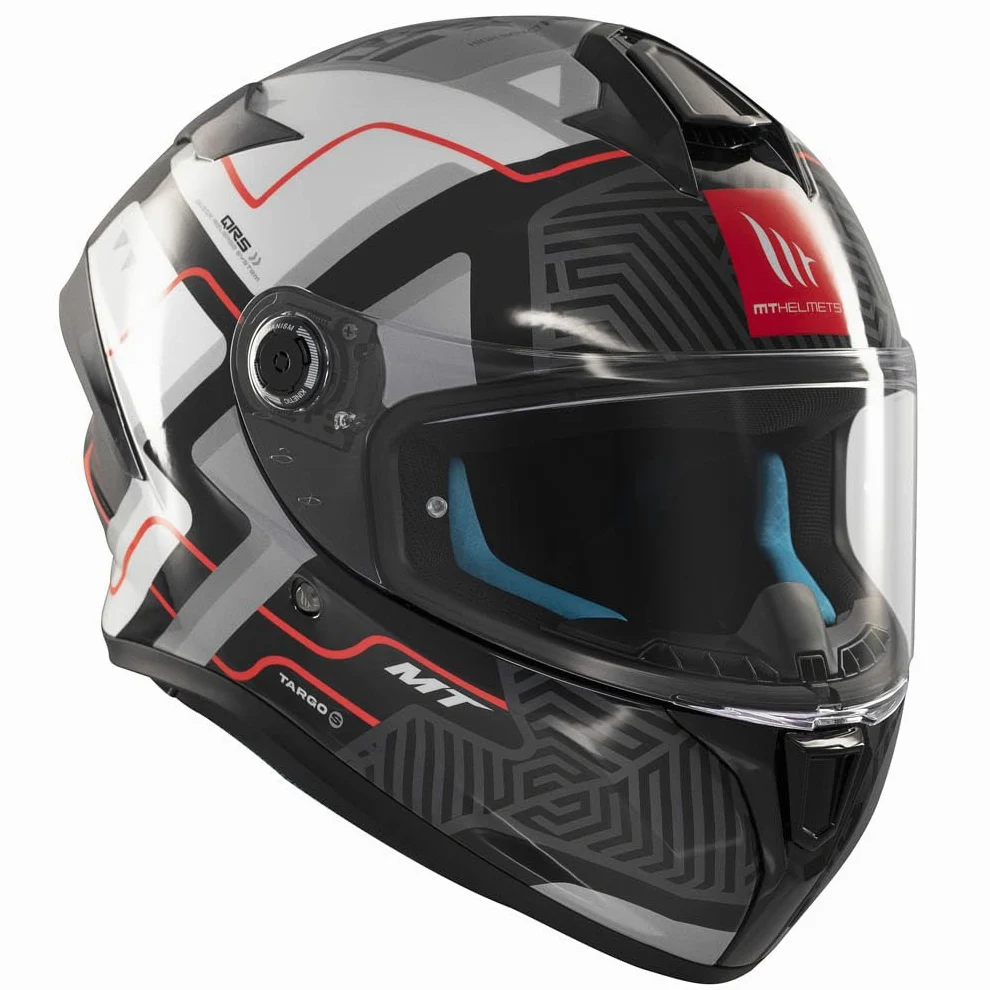 MT Helmets Targo S Designed Brik C0 Brillo - Casco de Moto Integral Homologado 22.06