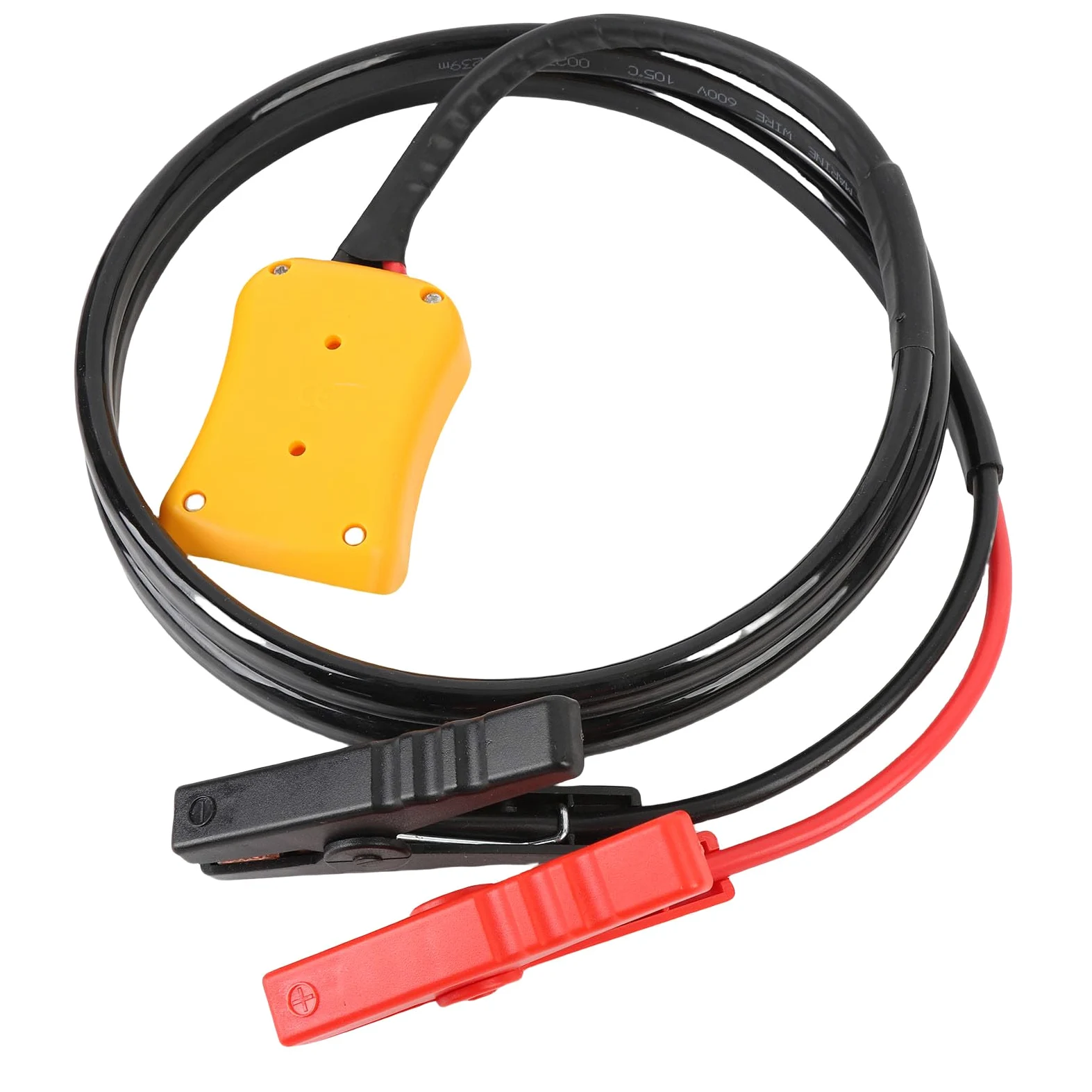 Qqmora Cables de Puente con Adaptador, Abrazaderas de Cable de Arranque de Batería de 8 AWG de 6 Pies para Baterías de 20 V, Automóviles, Camiones, SUV, Motocicletas, Alambre Reta