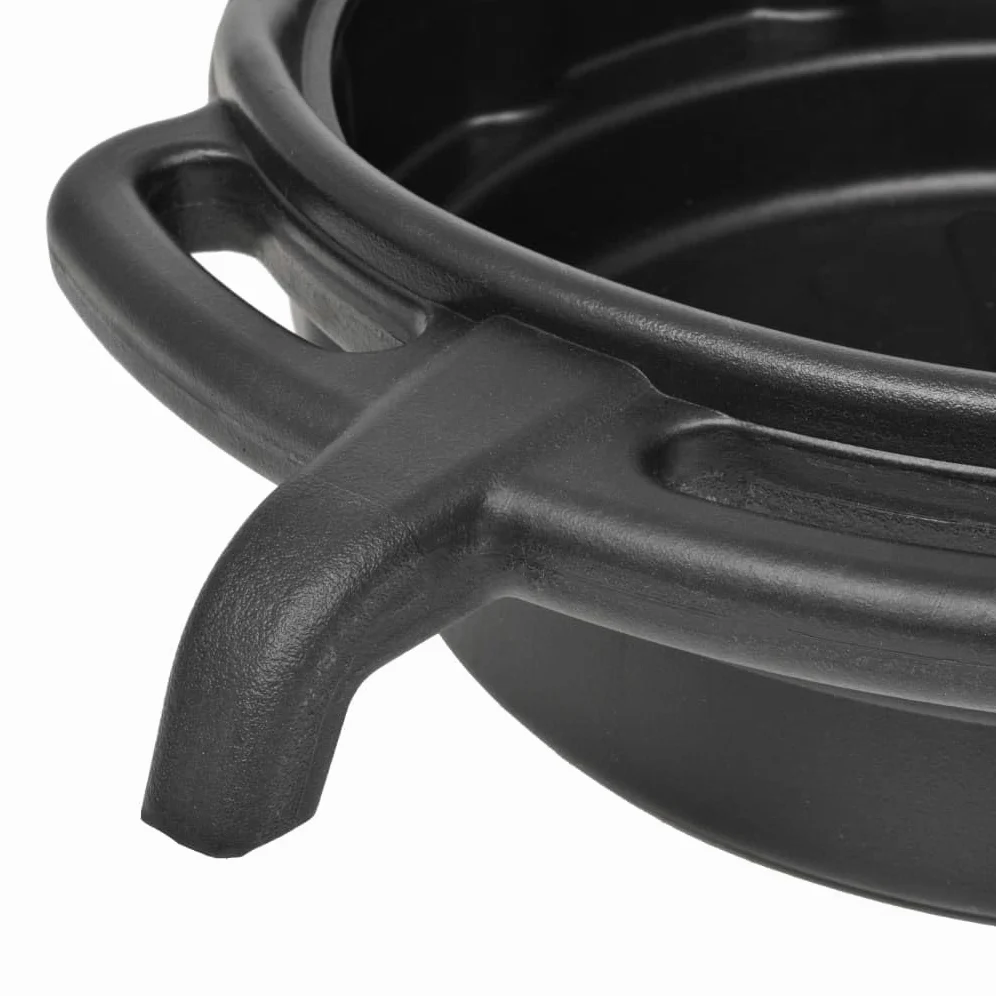 Bandeja colectora de aceite con boquilla, 16 litros, de plástico resistente, adecuada para garaje, taller, motocicleta, cambio de aceite
