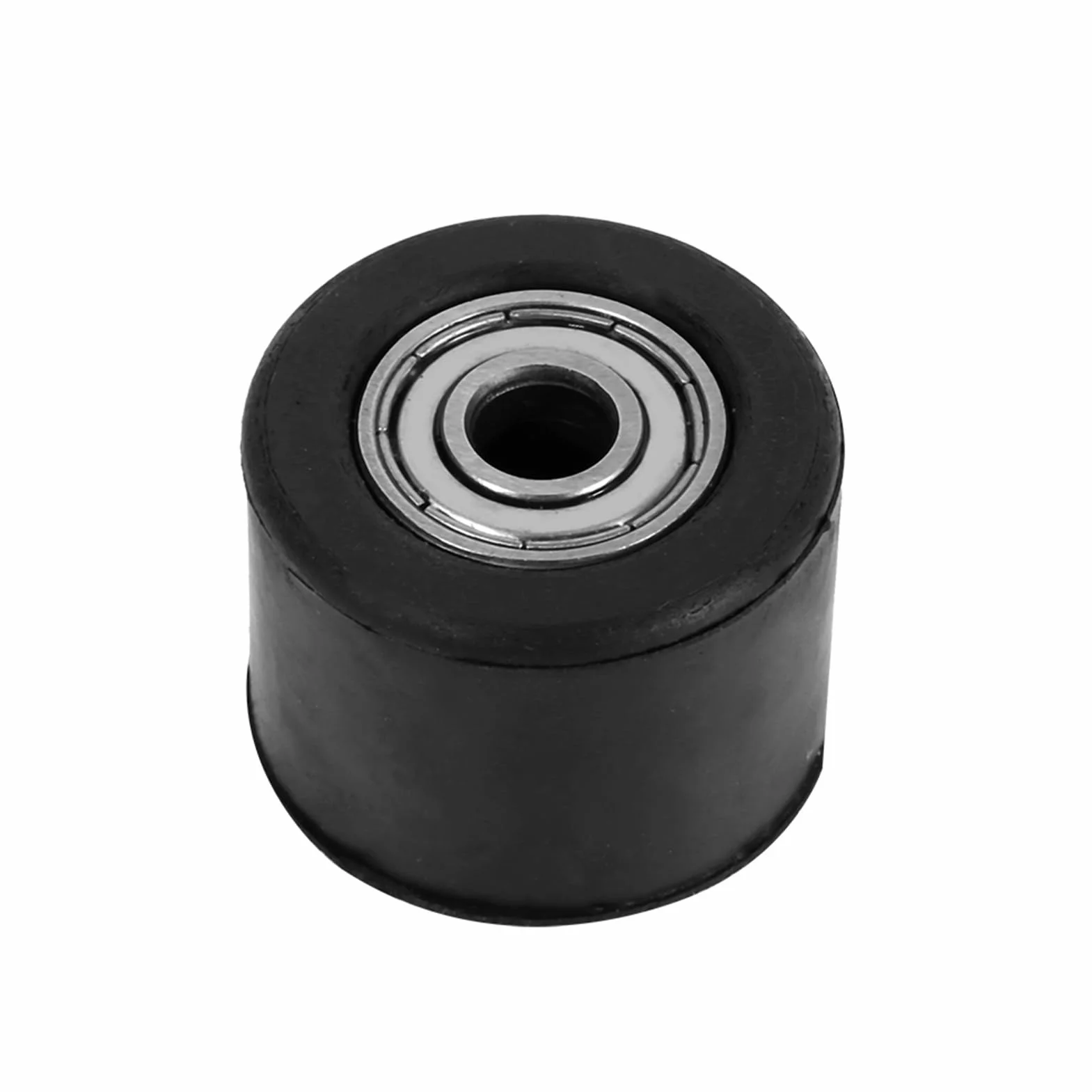 Guía del Tensor del Rodillo de Cadena,8mm Guía de Rueda de Polea Tensora de Rodillo de Cadena de Caucho Hierro,para Motocicleta Mini Bicicleta ATV