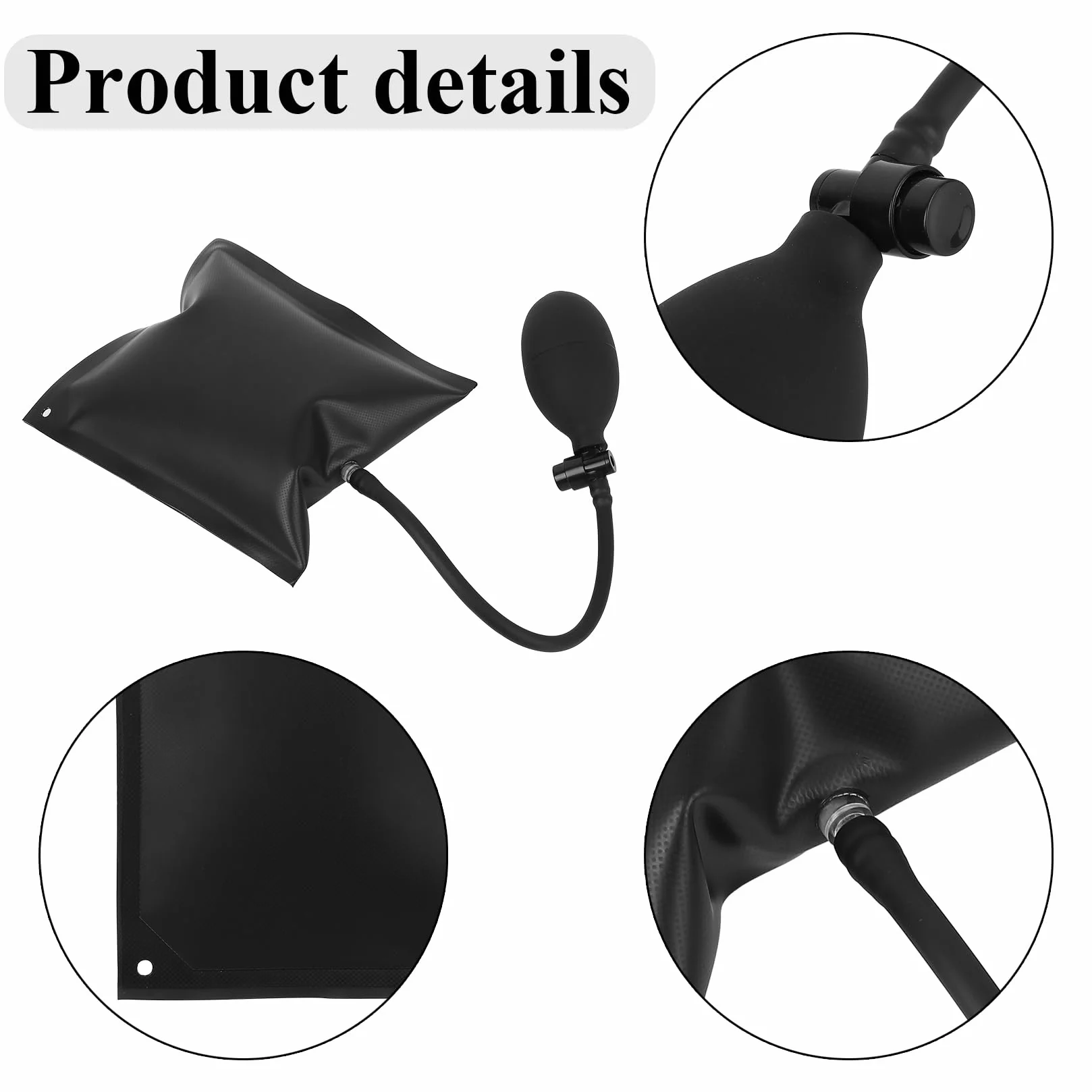 4 Pcs Bomba de Cuña de Aire, Bolsas de Aire inflables para Puertas, Bomba de Bolsa de Aires, Cojinete de Cuñas Inflables para Instalación de Puertas Ventanas Autos, Maxima 200 KGAutomóviles
