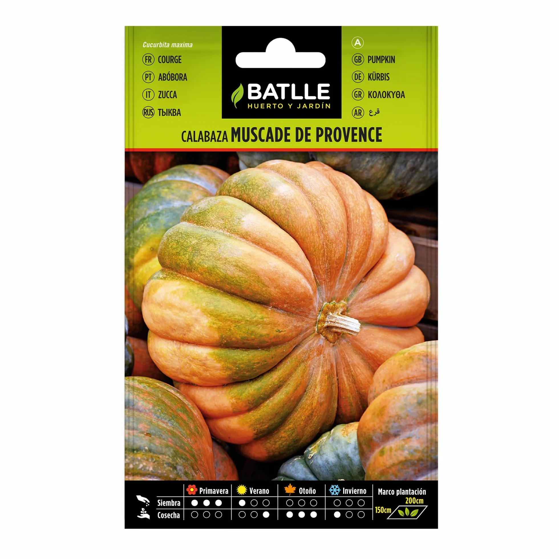 Semillas Batlle Calabaza Muscade de Provence