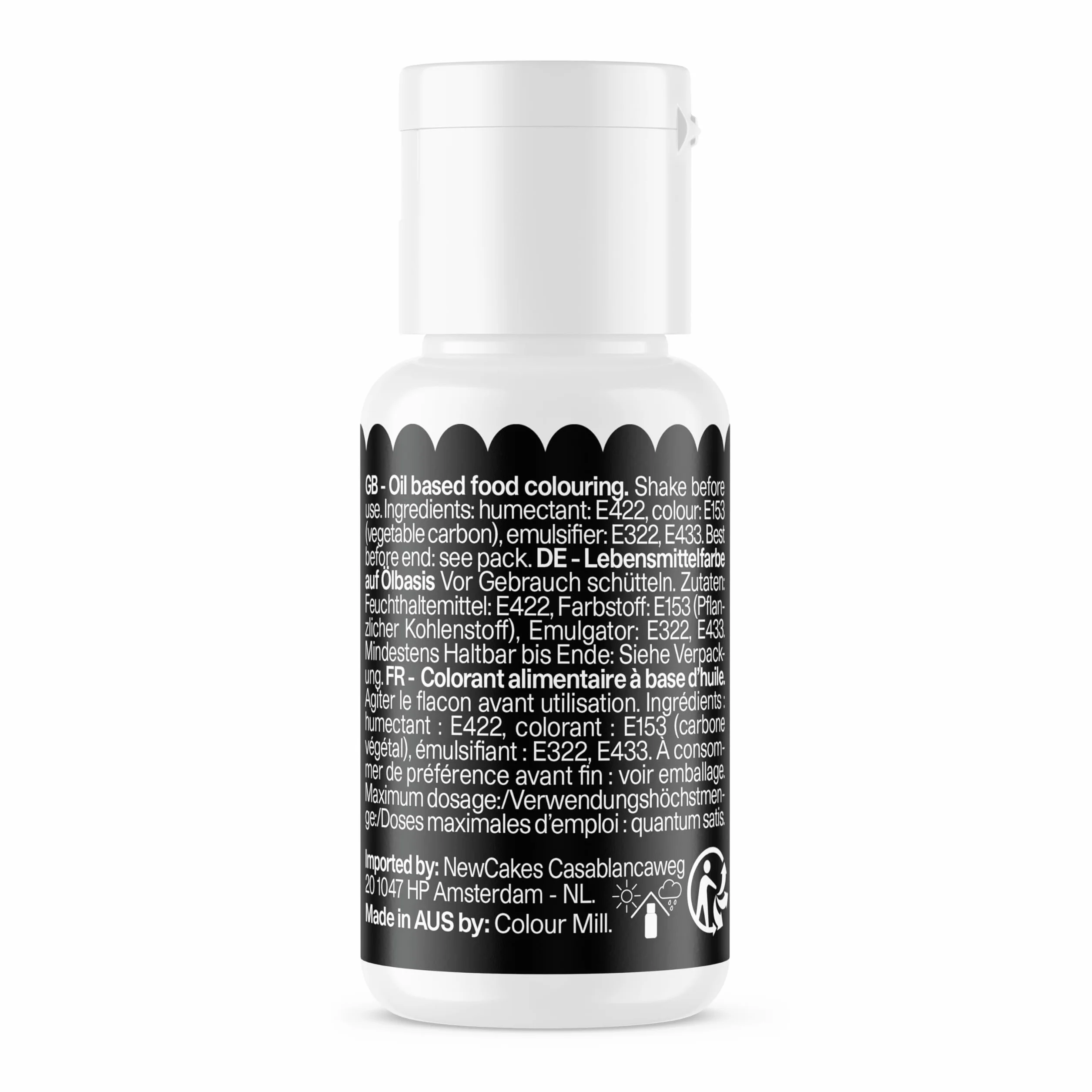 Colour Mill Oil Blend Food Colouring Black 100 ml