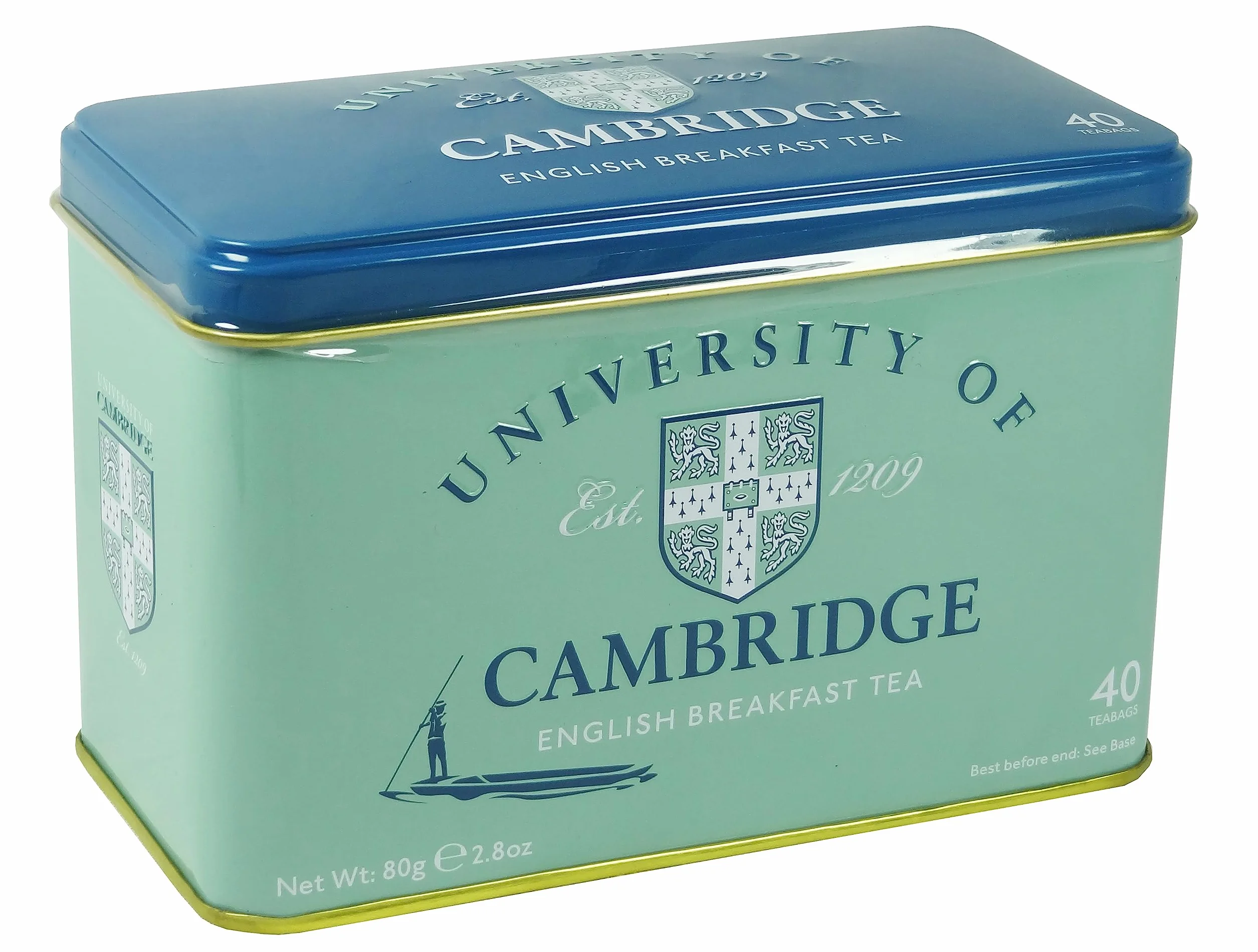 English Breakfast Tea University of Cambridge 40 Bags Box