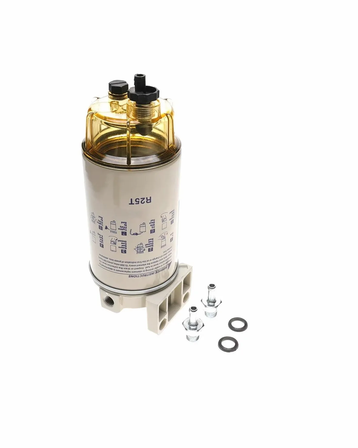 Filtro De Combustible De Rosca S3213 R25T | Separador marino de agua reemplaza a Racor 320R-Rac-01