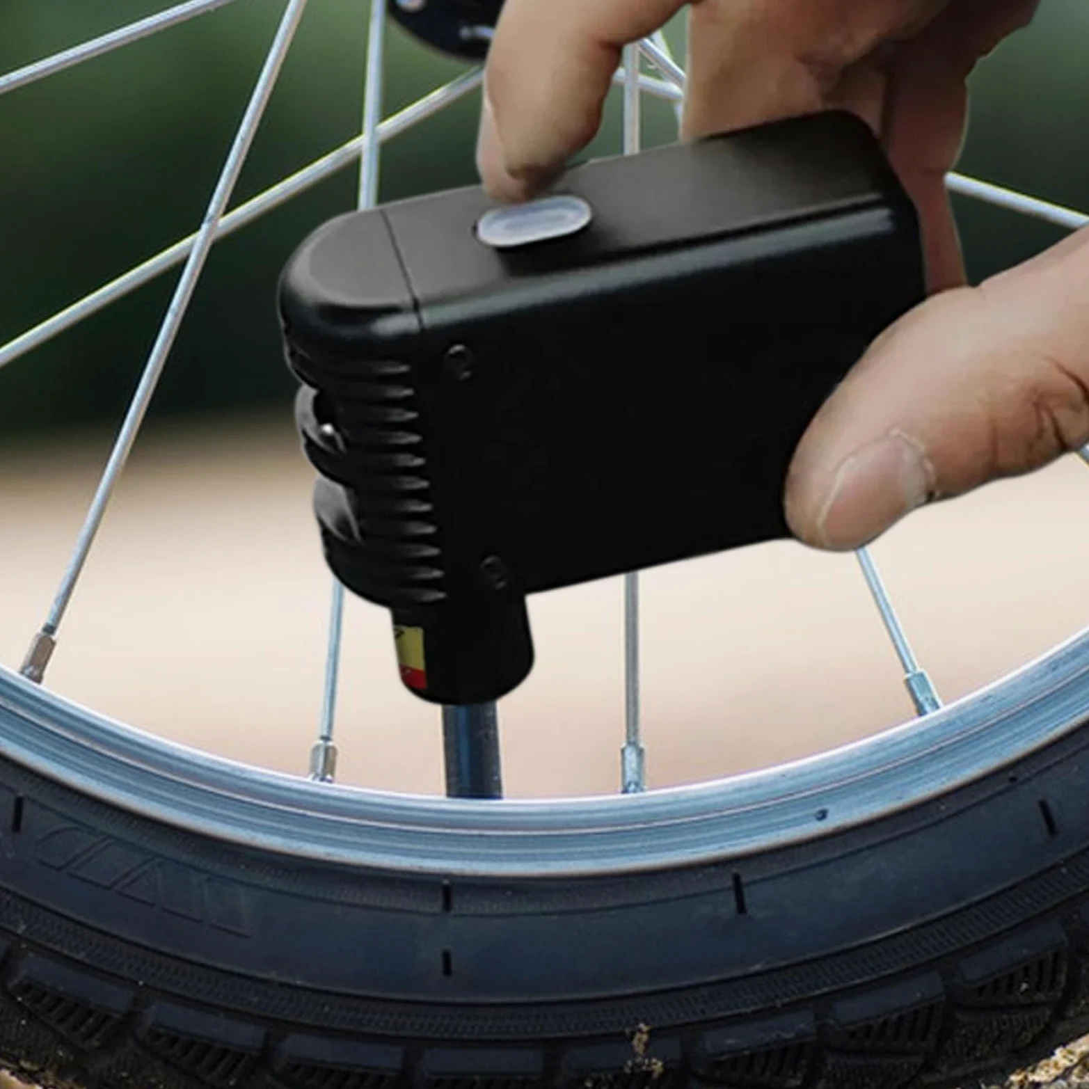 Inflador de Neumáticos para Bicicleta Compresor Eléctrico Miniaturizado | Bomba de Aire Compacta para Ruedas Para Con Motocicleta, Viajes, Exterior,