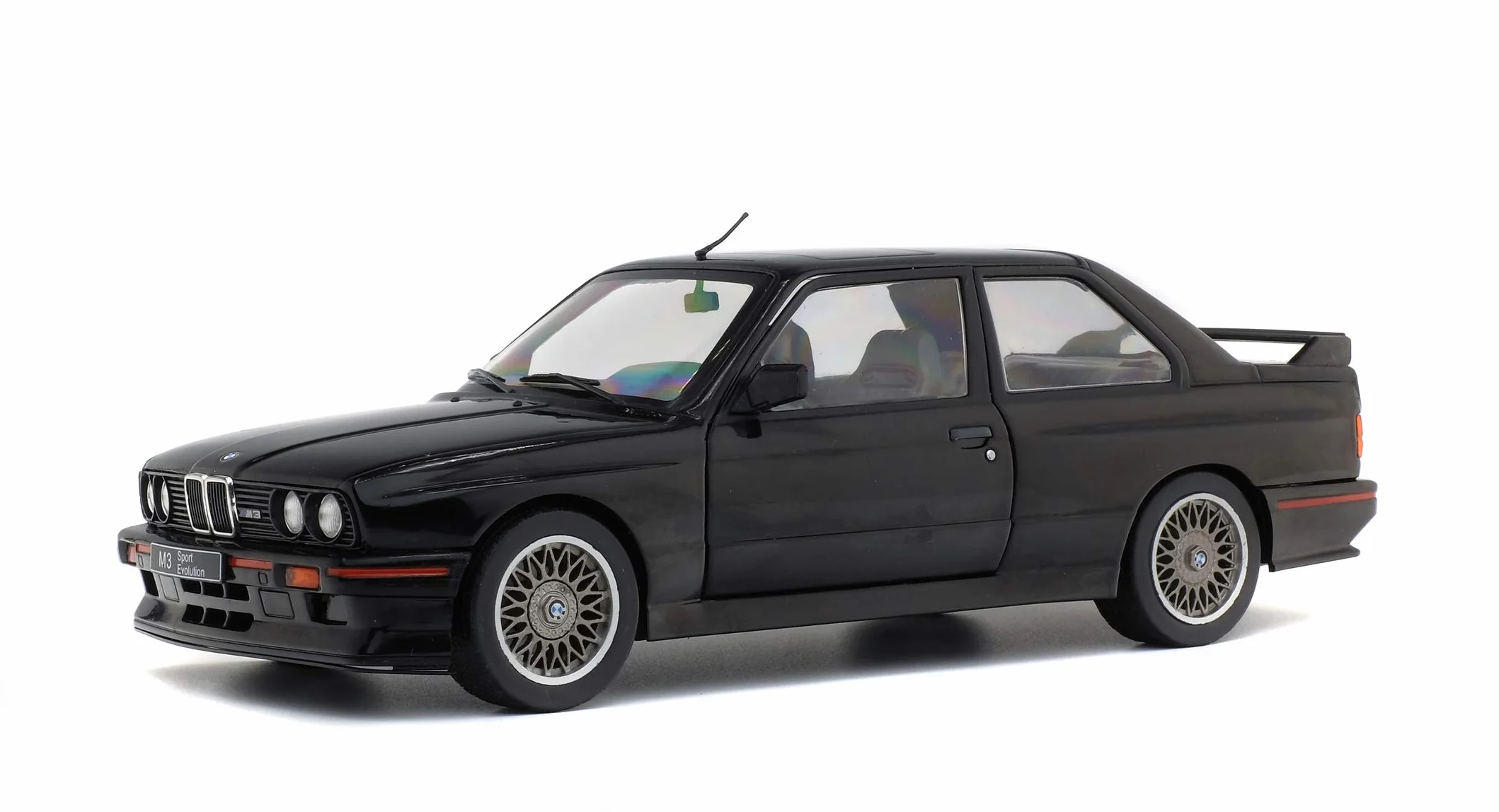Solido- BMW – M3 E30 – 1990 Aucun Coche en Miniatura de colección, Color Negro, Talla única (S1801501)
