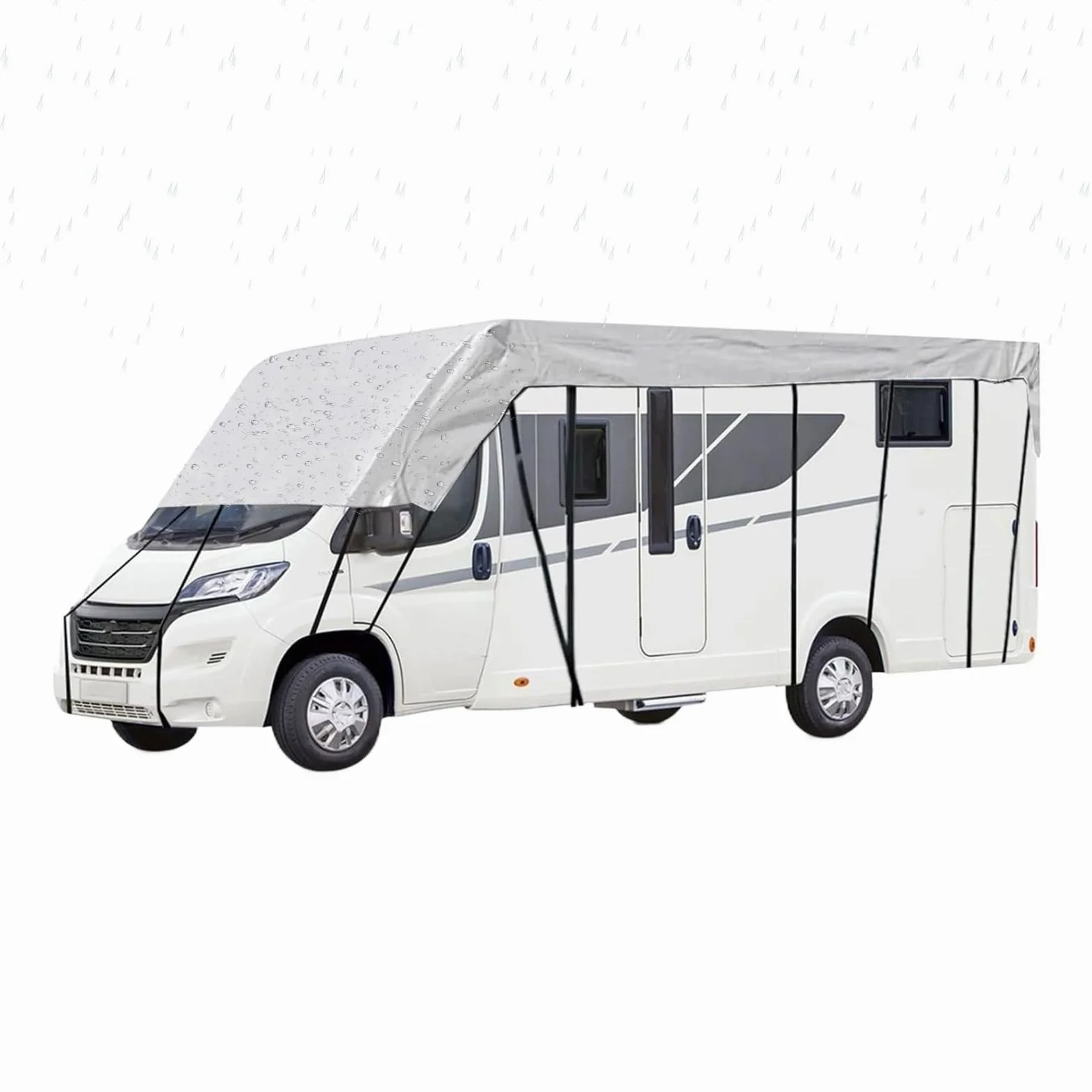 de nieve, de techo para autocaravana, protección UV impermeable para acampar, diseño portátil, función de instalación fácil, herramienta de vehículo, accesorio exterior para coche, ca
