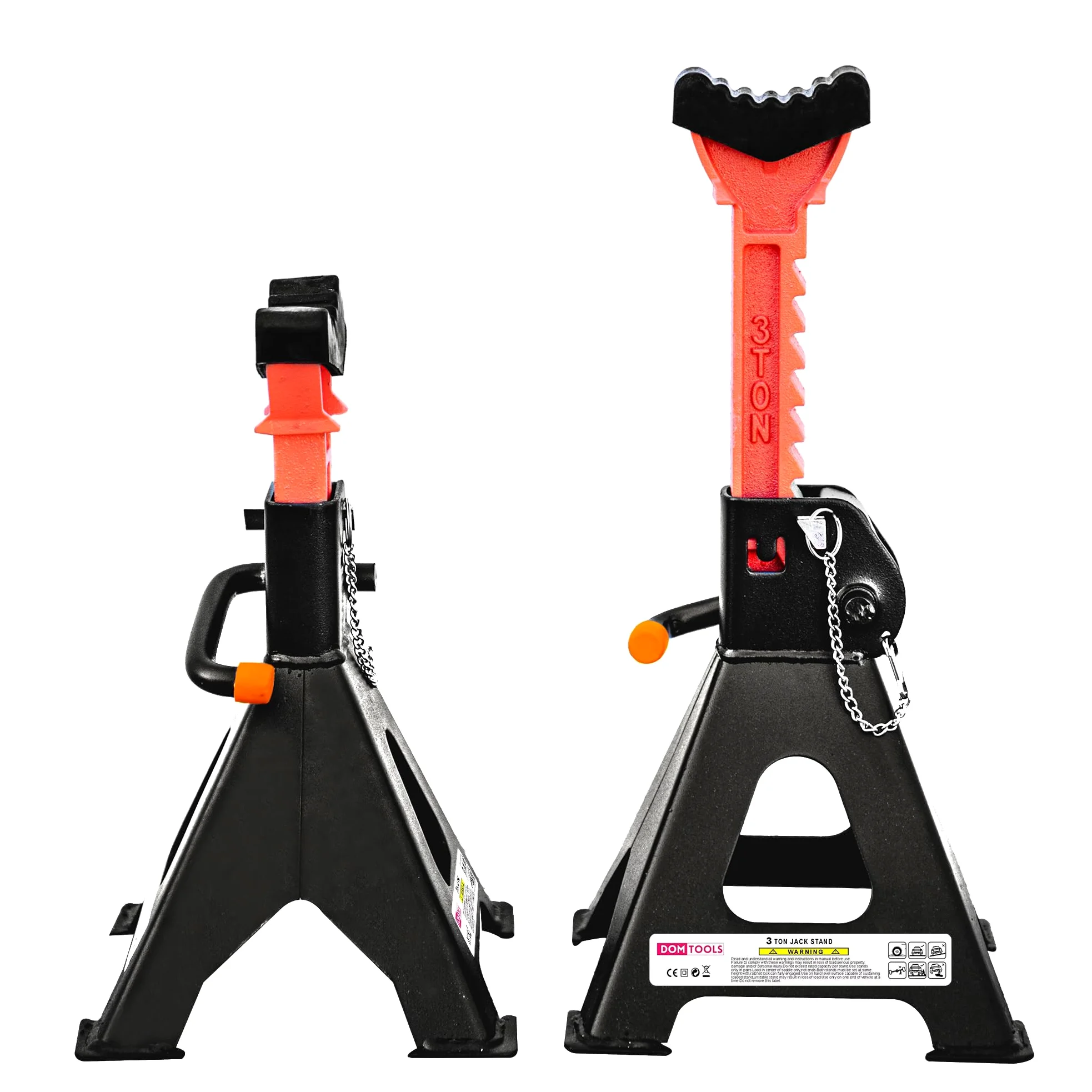 Jack Stands - Soporte para gato de coche de 3.0 toneladas (6 libras), altura ajustable para levantar SUV, camioneta, coche y UTV/ATV, 1 par