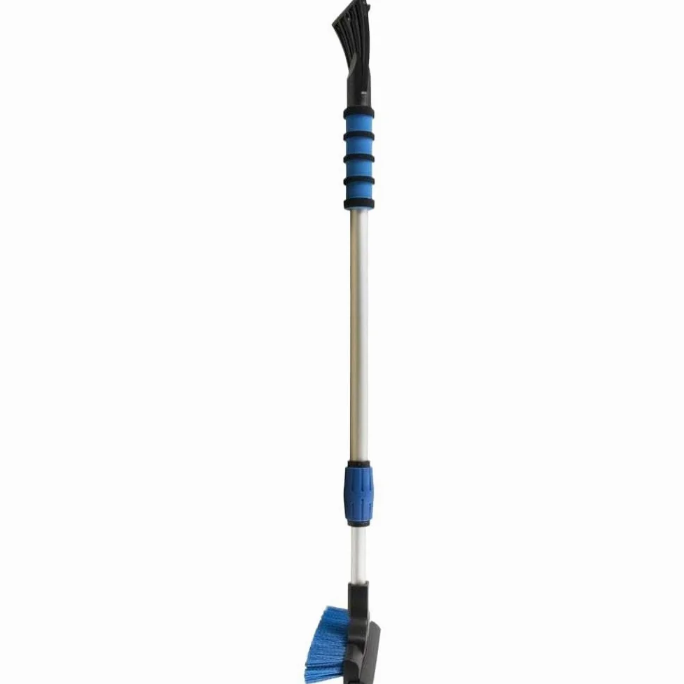 Escoba quitanieves telescópica con Cabezal de 8 Pulgadas para automóviles y SUV Mango Ajustable Los Colores varían Compatible con