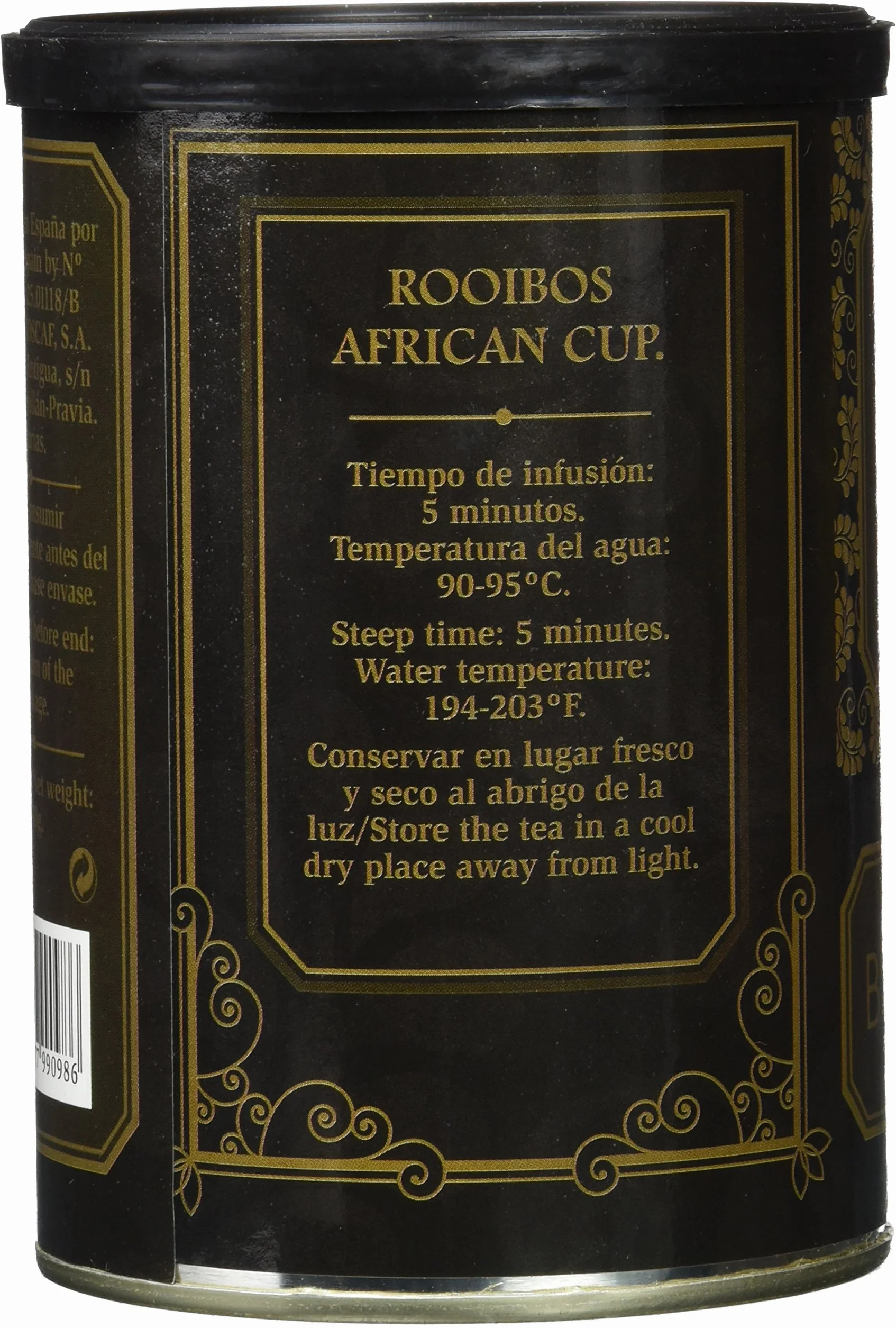 Barton Rooibos African Cup Infusión Sudafricano 130 gr