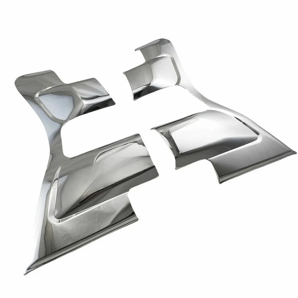 Cubierta Marco Cubierta De Luz Trasera Coche Plateada Cromada Abs Para Toyota Para Land Para Cruiser Para Prado Fj150 2015-2017 Accesorio Funda