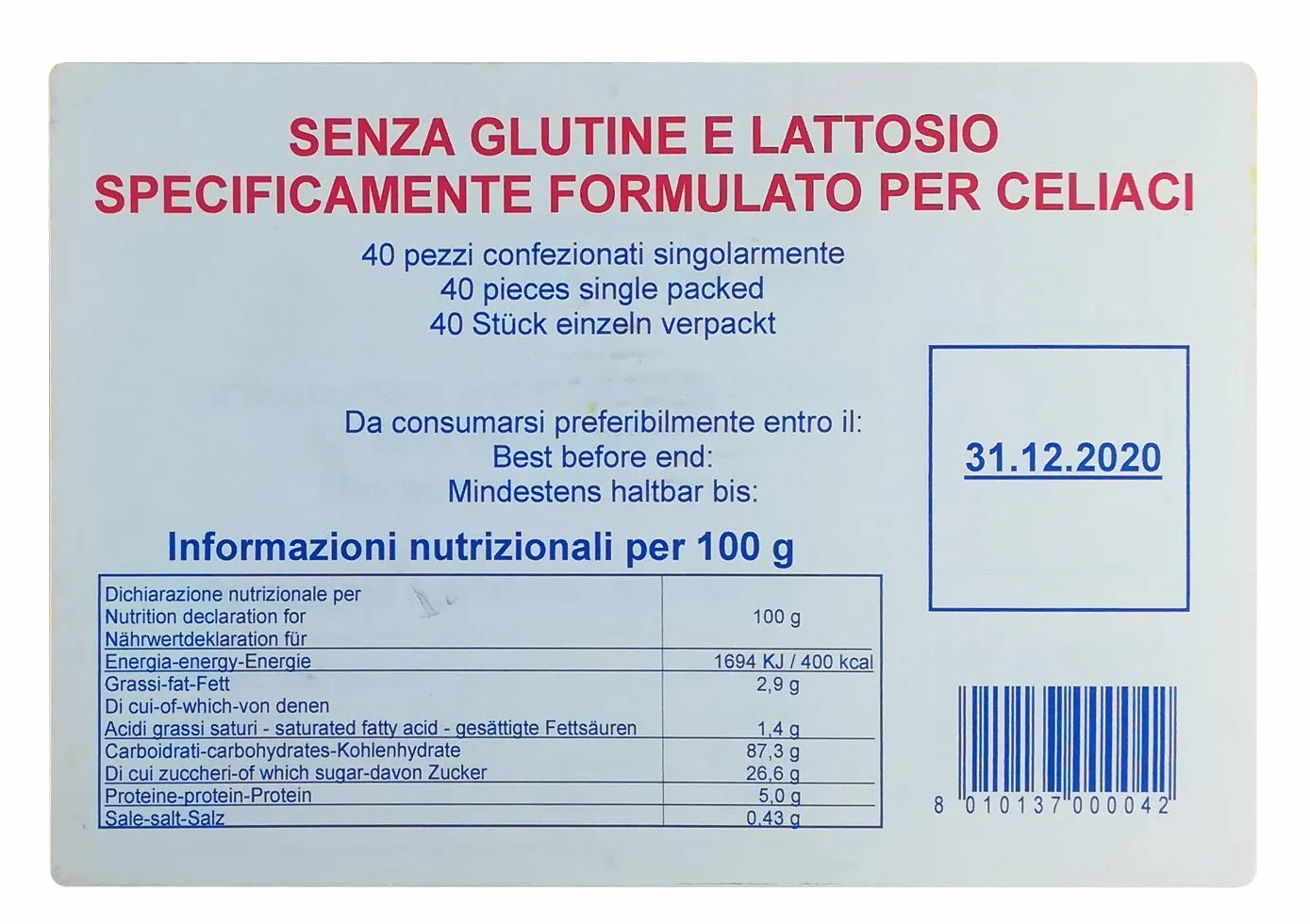 Conos veganos para helado sin gluten ni lactosa para celíacos - 40 unidades