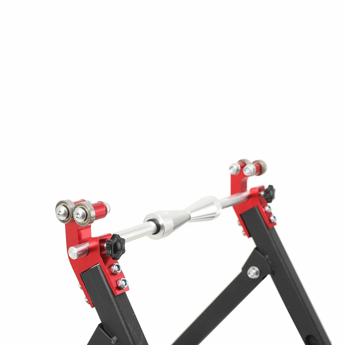 Equilibrador de Ruedas de Motocicleta, Soporte de Equilibrio de Ruedas de Acero, Manual Plegable para Ruedas de Motocicleta Herramientas Portátiles para Balanceador de Ruedas