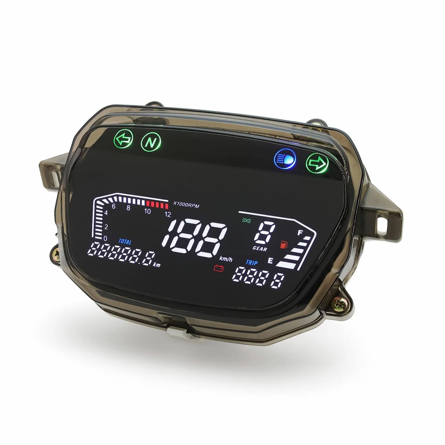 Velocímetro Digital para Demak EX90 Para | Pantalla de velocidad del tablero de instrumentos de la motocicleta MEDIDOR DIGITAL Tacómetro Odómetro para Demak EX90 Para