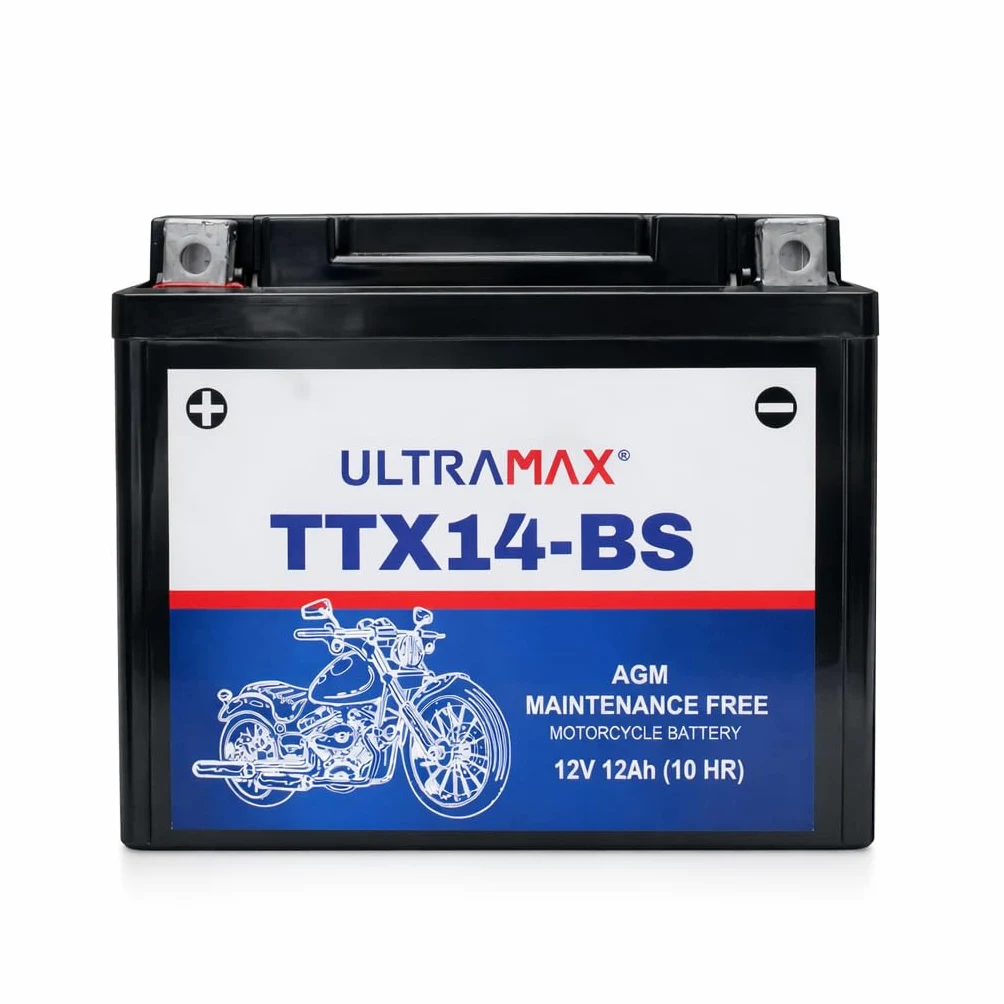 ULTRAMAX TTX14-BS Motorcycle Gel battery