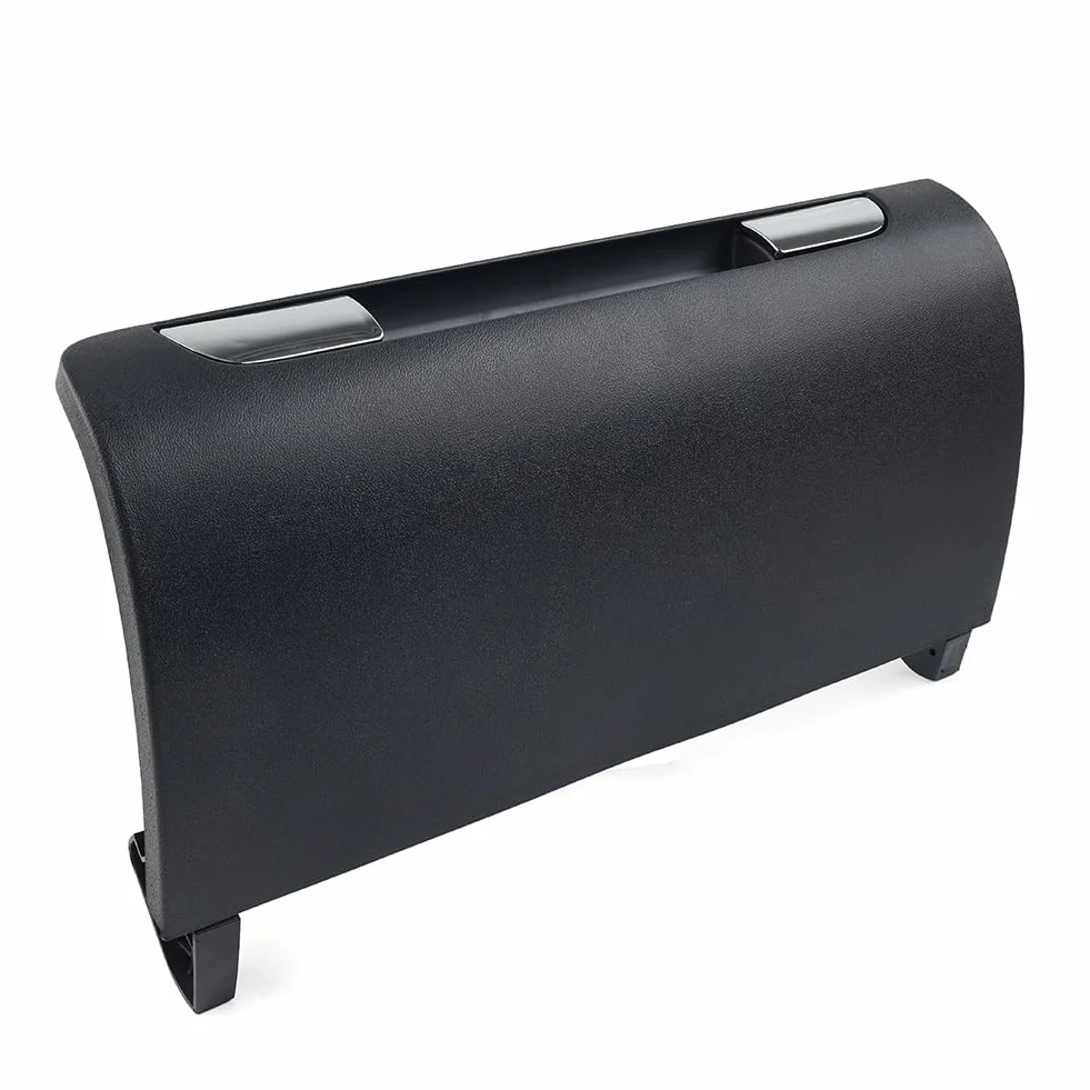 SIKUAI Cubierta de manija de pestillo de cerradura de compartimento de guantera interior negra automática para A3 S3 8P 2004-2012