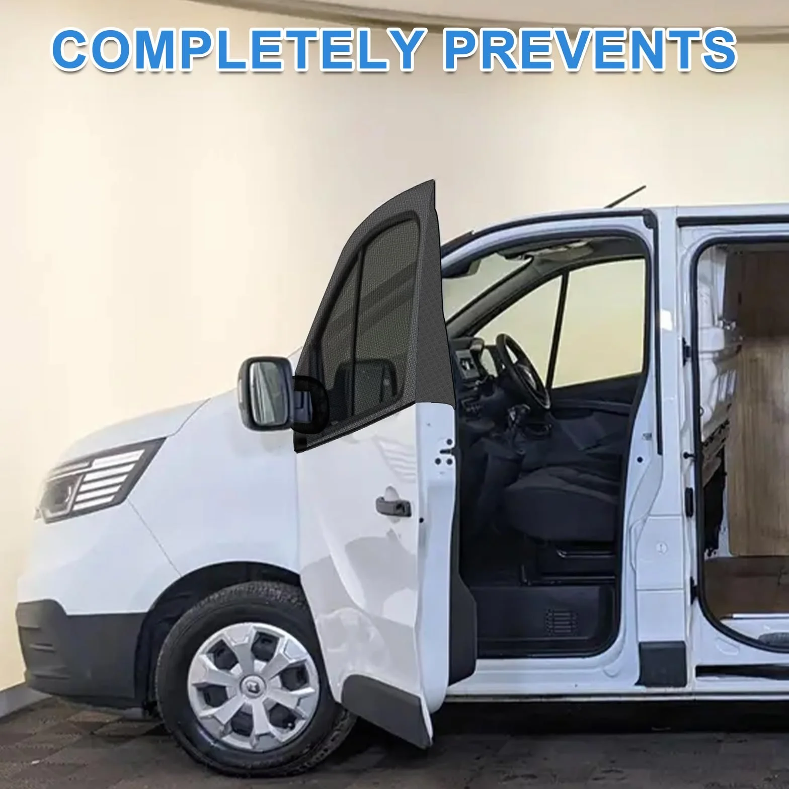 Mosquitera para Reemplazo Renault Trafic/Opel Vivaro/Nissan NV300 2001-2025, Mosquitera Magnética para Ventana Lateral 2 Piezas, Mosquiteras Insectos Transpirables para Acampar al Aire Libre