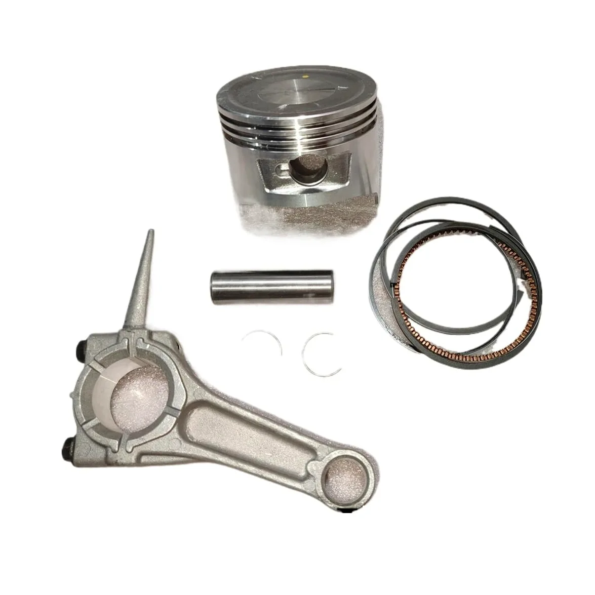 Kit de pistón generador con Anillos, Pasador y Seguridad, biela Apta for 177F GX270 270cc, Piezas Bomba Agua cultivador 4 Tiempos, Motor refrigerado